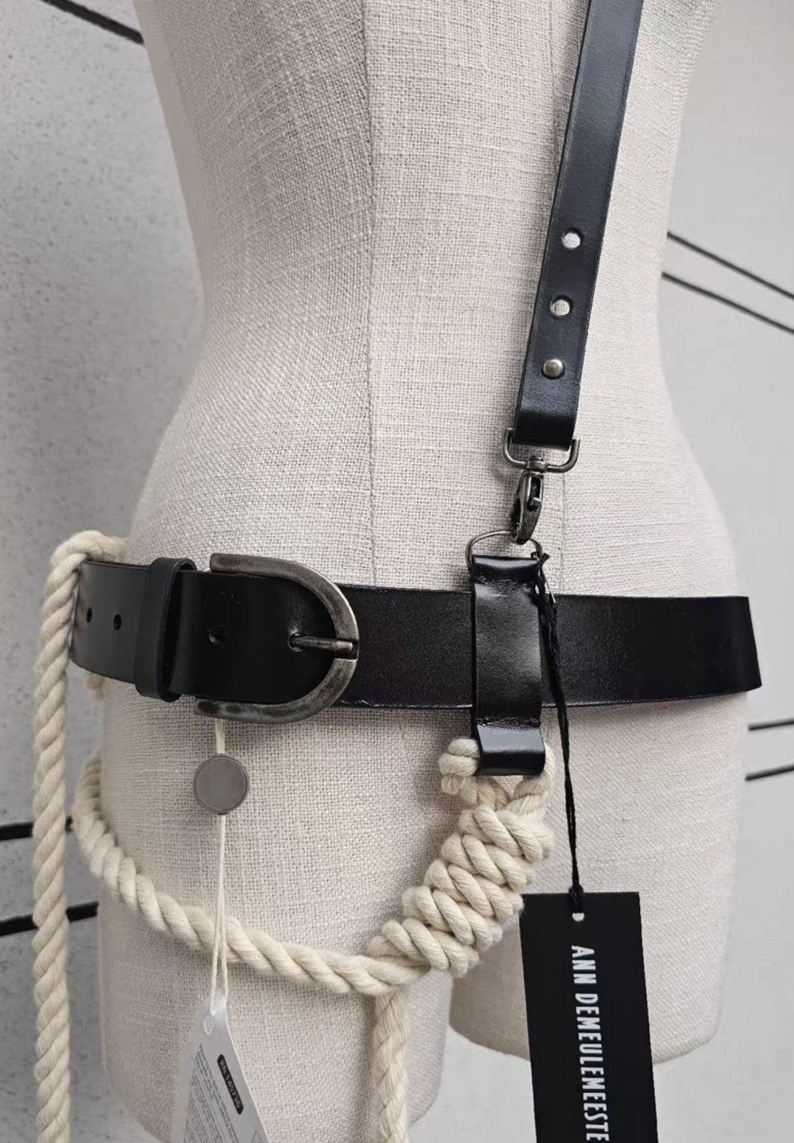 Ann Demeulemeester Ann demeulemeester runway new leather belts Size ONE SIZE - 6 Thumbnail