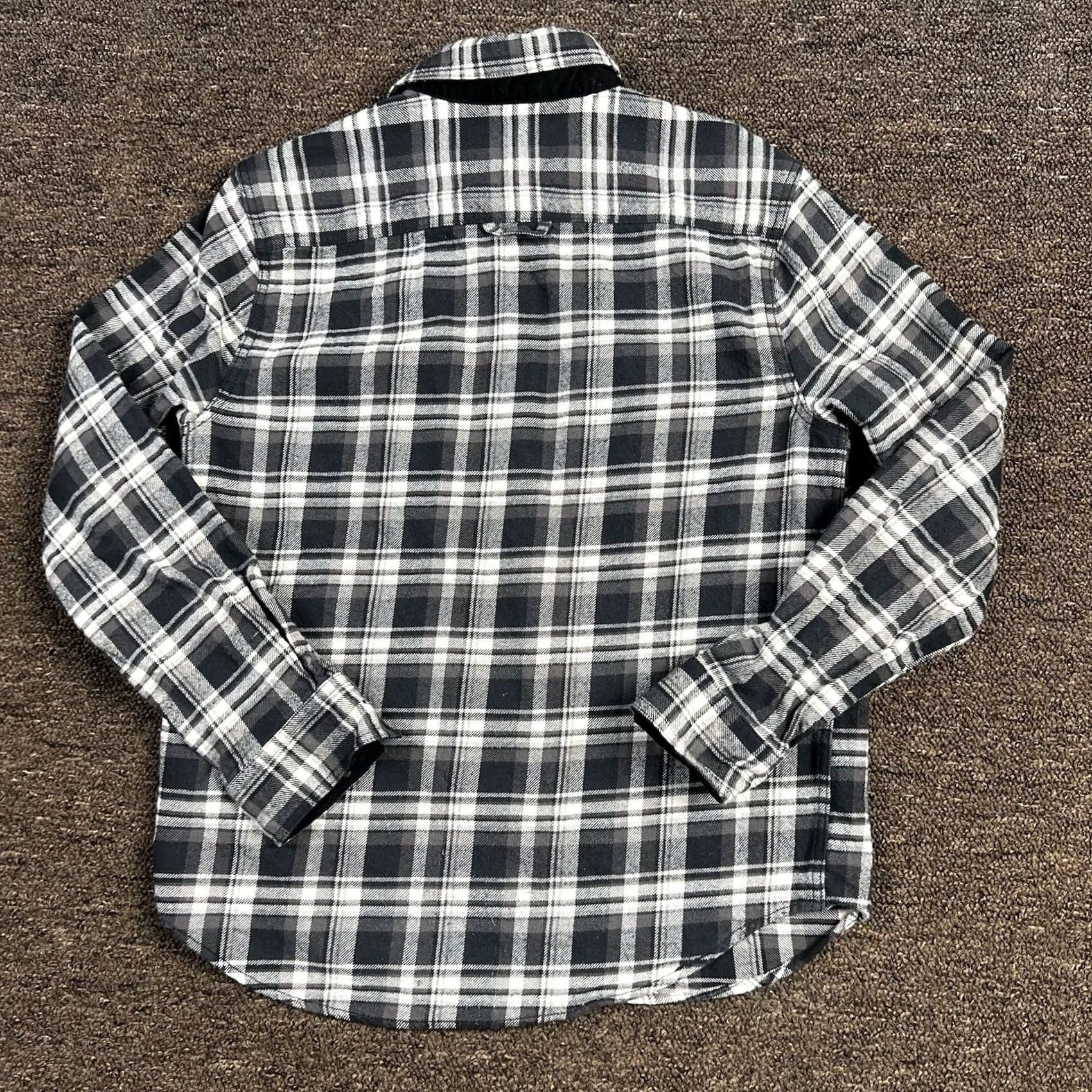 Vintage VINTAGE Rainforest Flannel Shirt Mens M Black Buffalo Hiking Skater Camping Shirt Button-Up Long Sleeve Collared Plaid Size US M / EU 48-50 / 2 - 3 Thumbnail