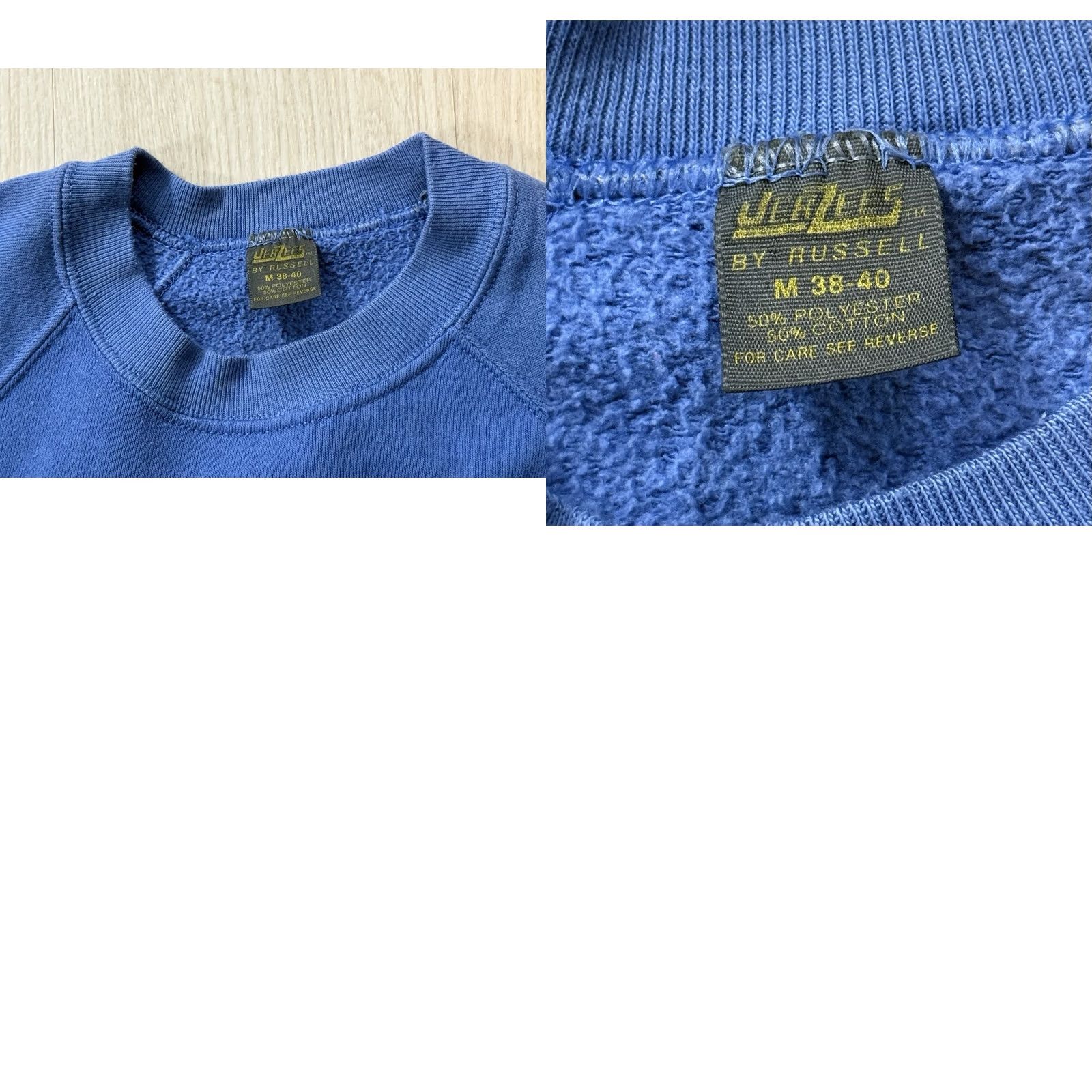 Jerzees VINTAGE Jerzees The City Crewneck Sweatshirt M Blue Cotton Polyester Fleece Graphic Print Unisex Adults 80s USA California Hipster Size US M / EU 48-50 / 2 - 8 Thumbnail