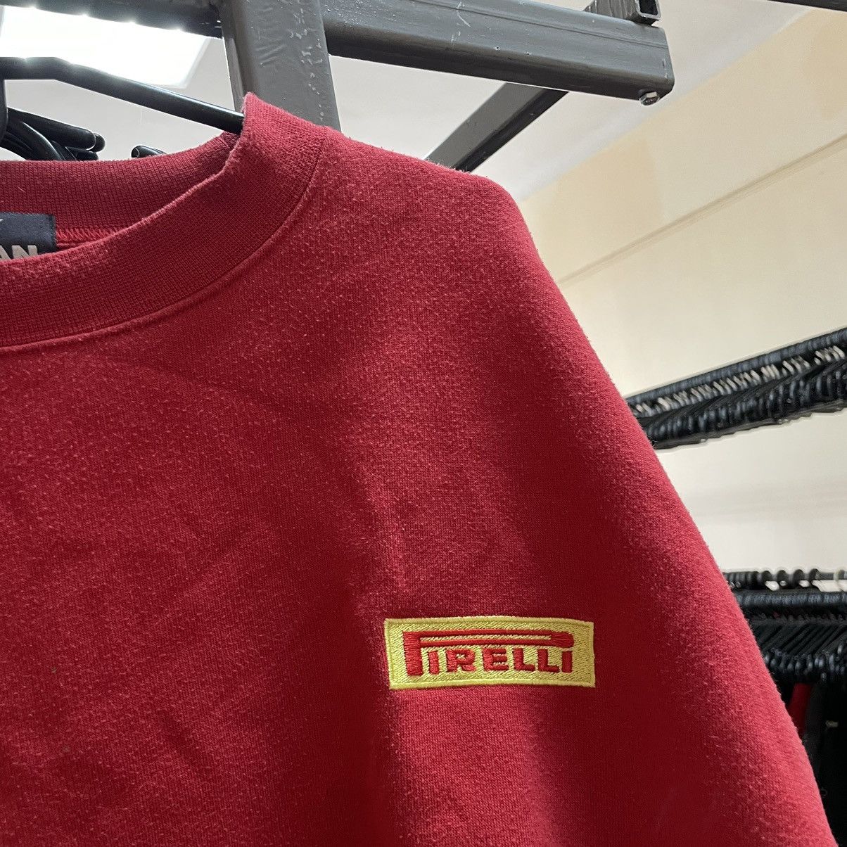Pirelli × Vintage Vintage 90s Pirelli Racing Y2k Oversized Boxy Fit Sweatshirt Size US XL / EU 56 / 4 - 2 Thumbnail