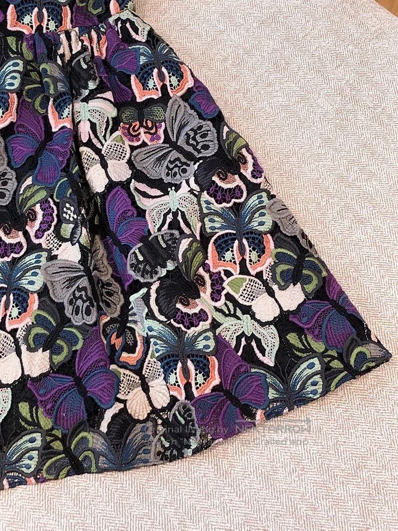 Valentino Valentino Colorful butterfly lace dress Size XS / US 0-2 / IT 36-38 - 4 Thumbnail
