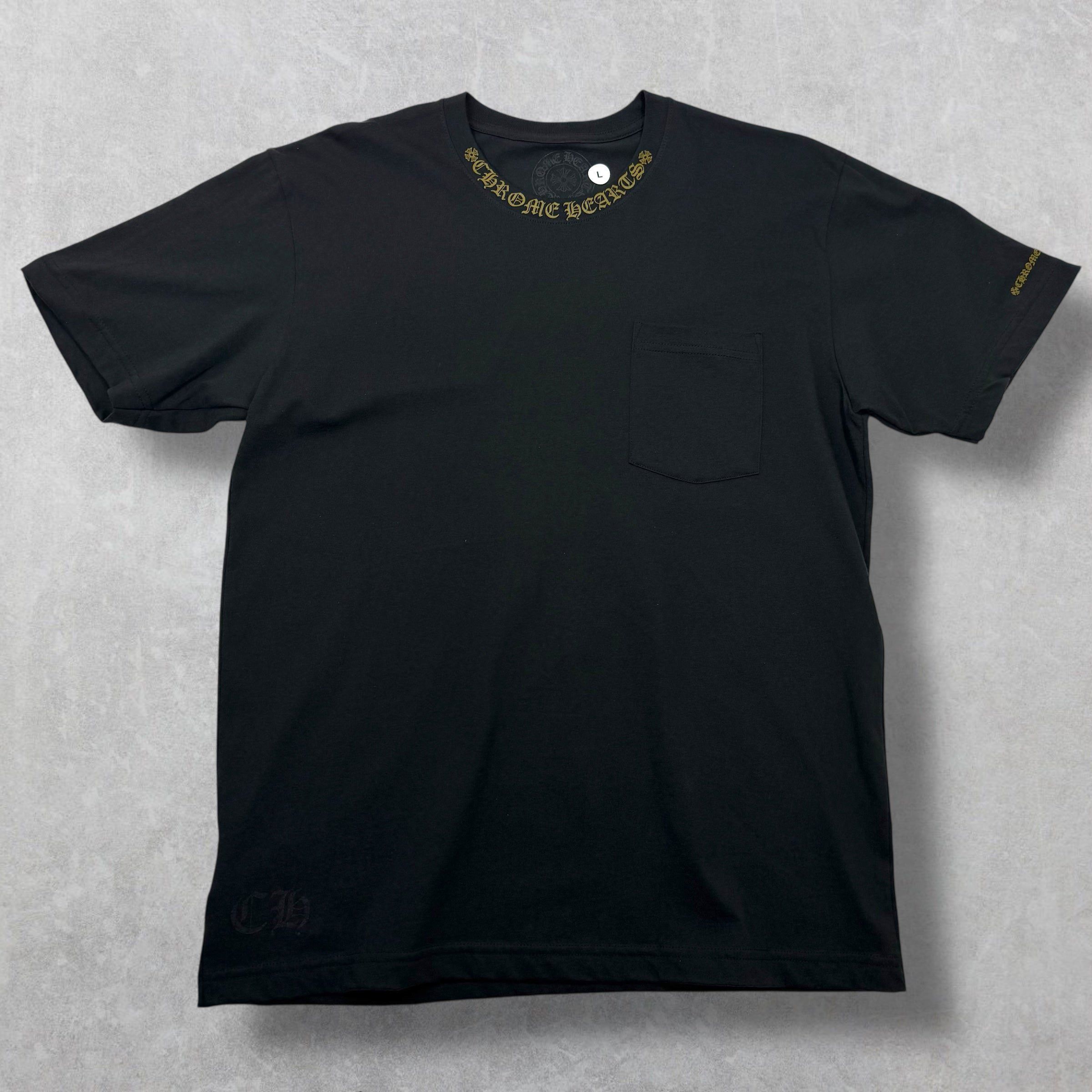 Chrome Hearts Chrome Hearts Olive Neck Logo Tee L Size US L / EU 52-54 / 3 - 1 Thumbnail