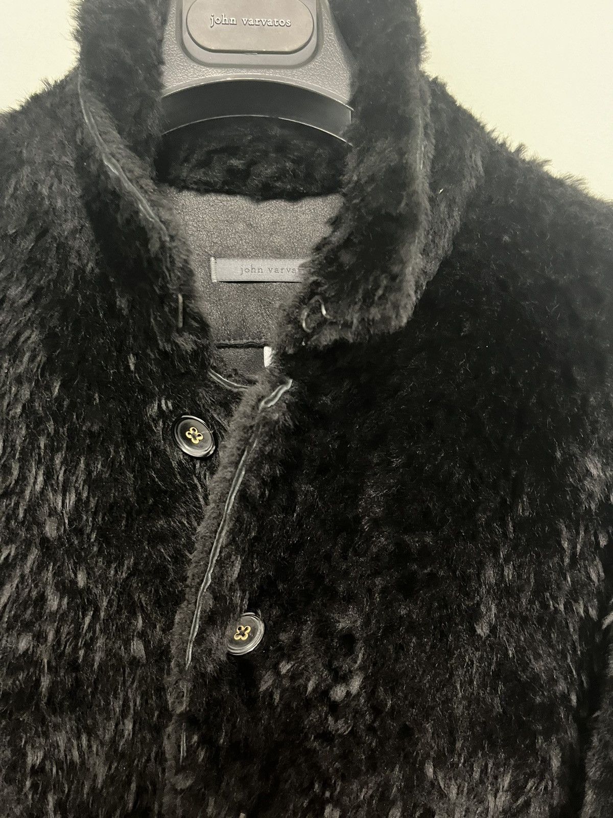 John Varvatos Shaggy Shearling Coat. 48 Size US M / EU 48-50 / 2 - 14 Thumbnail
