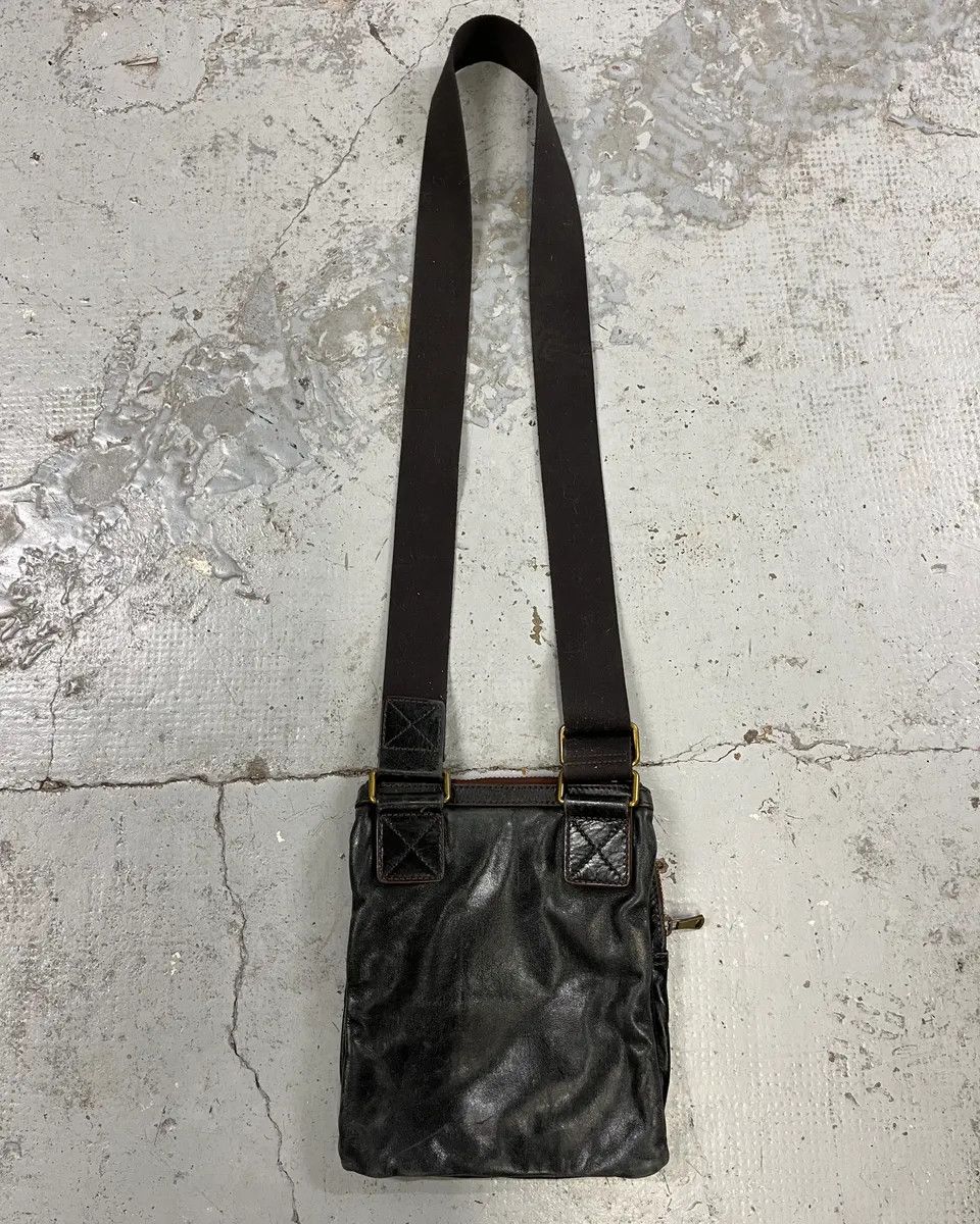 Dolce & Gabbana 2000s Dolce & Gabbana Cargo Black Leather Shoulder Bag Size ONE SIZE - 7 Thumbnail