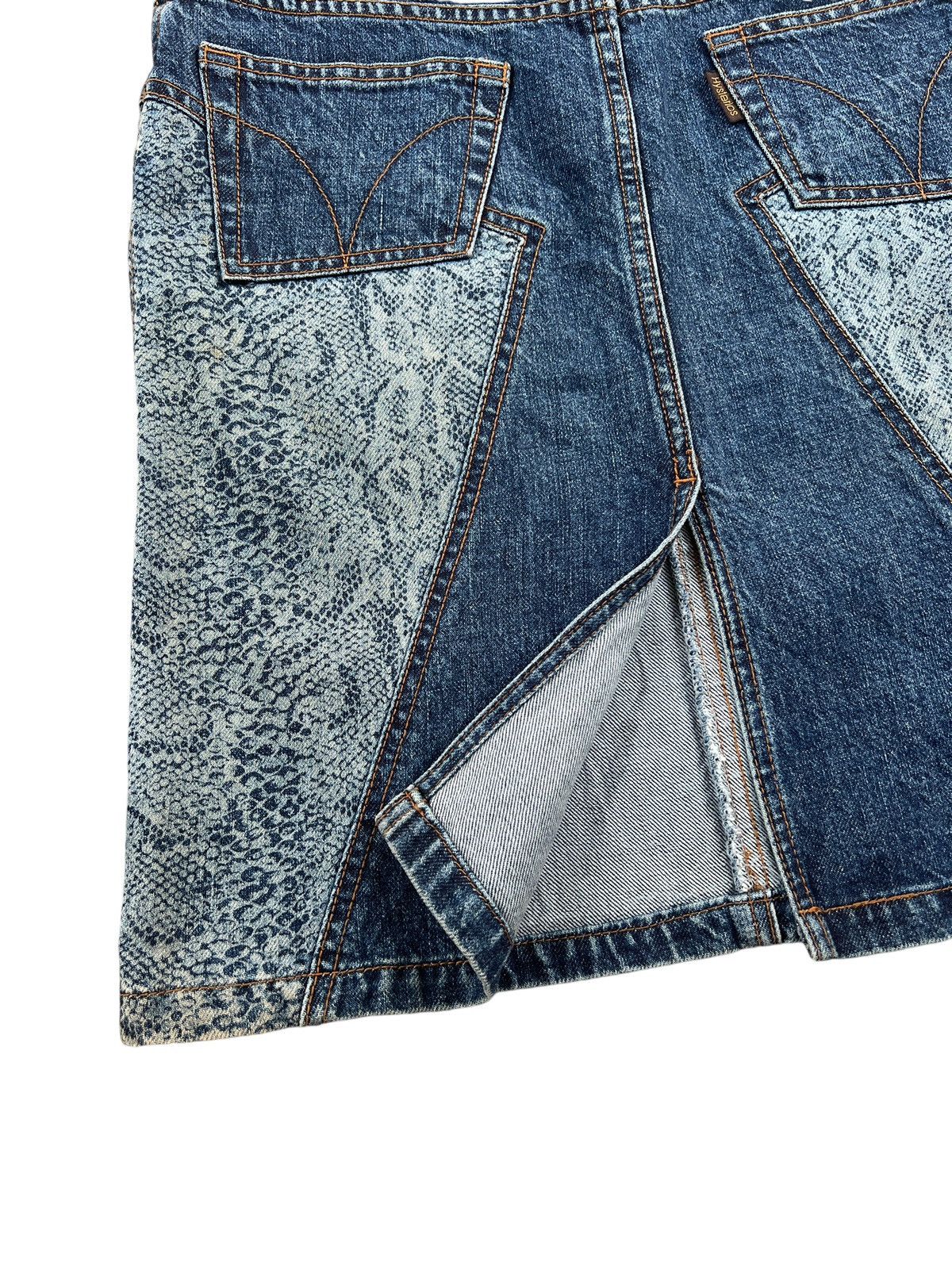 Hysteric Glamour Vintage Hysteric Glamour Snake Scales Denim Skirt Size 30" / US 8 / IT 44 - 7 Thumbnail