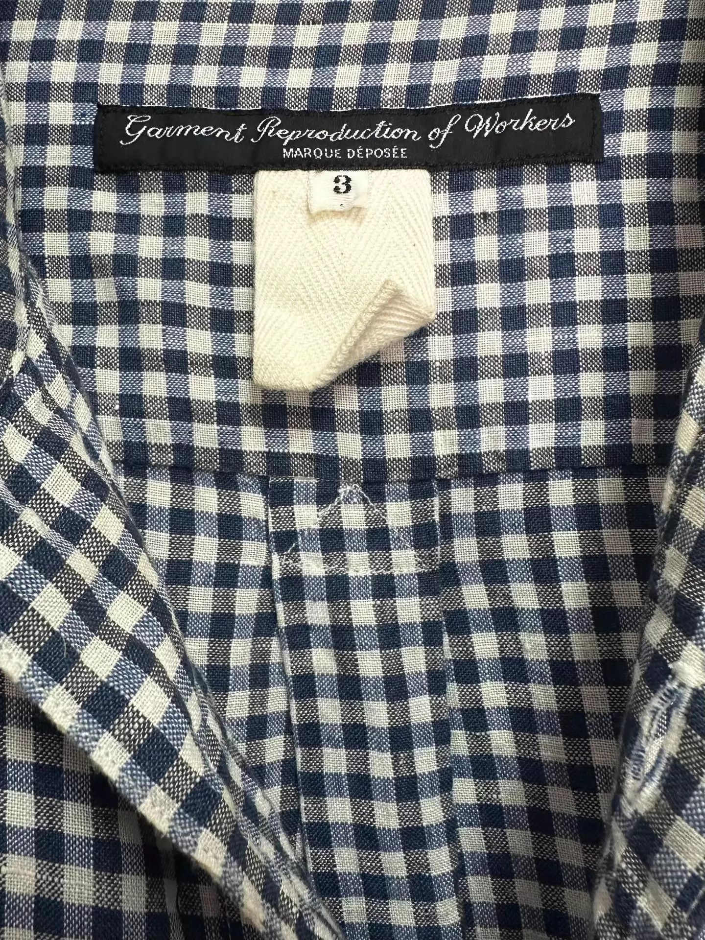 Other Vintage French Premium Linen-Cotton Worker's Shirt Unisex Size US L / EU 52-54 / 3 - 5 Thumbnail