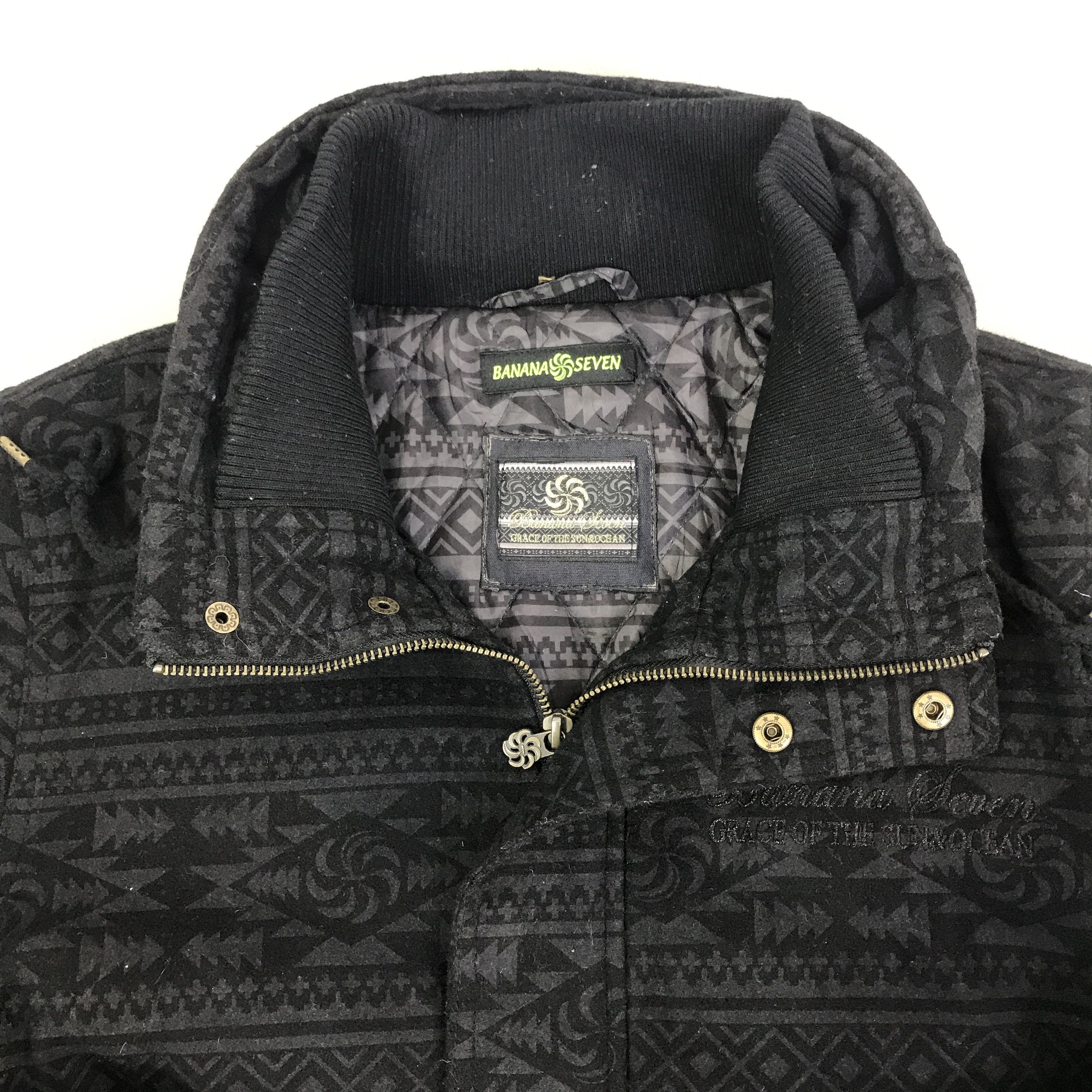 Japanese Brand Vintage Banana Seven Wool Jacket Design Logo K109B6 Size US M / EU 48-50 / 2 - 8 Thumbnail