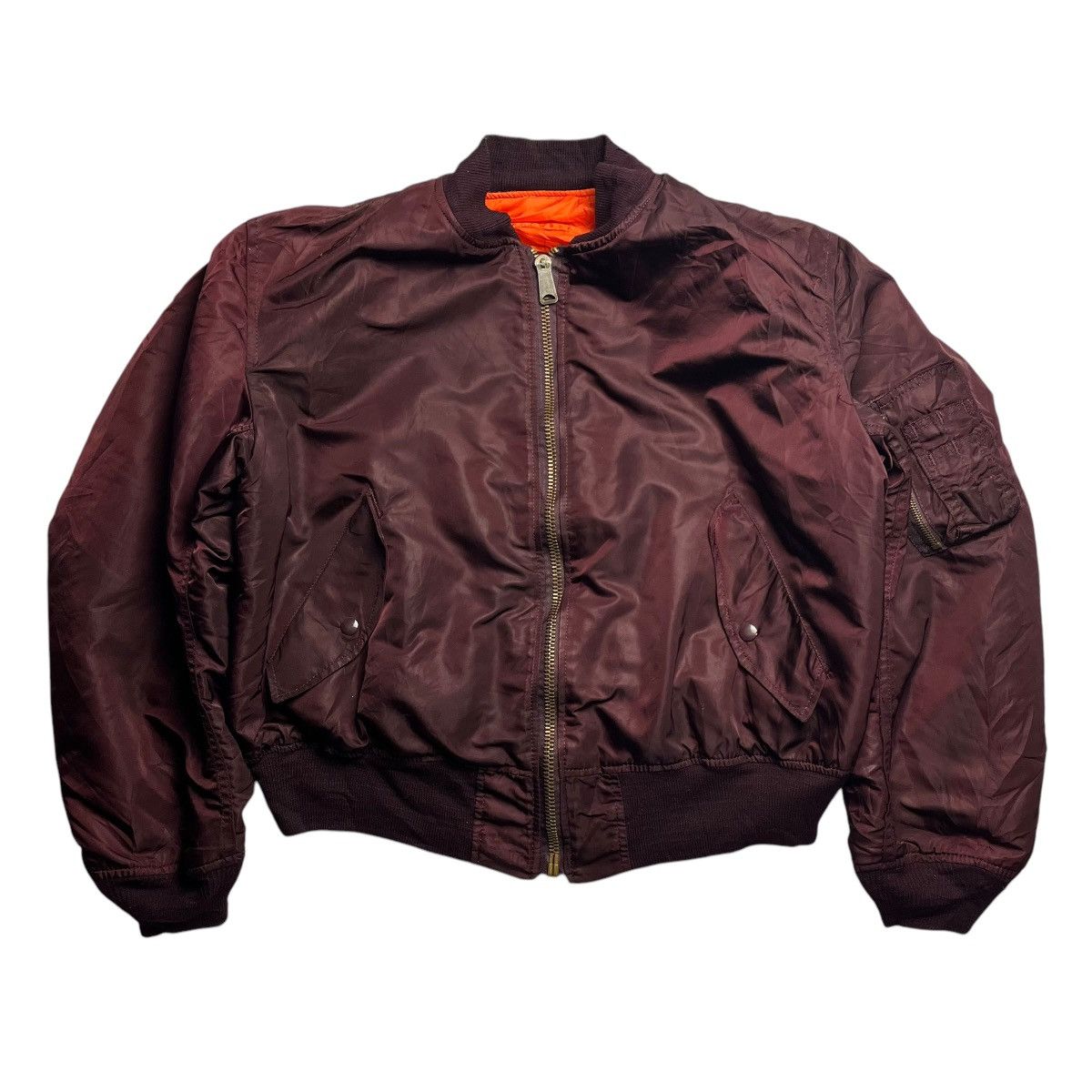 Alpha Industries VINTAGE ALPHA INDUSTRIES MA 1 BOMBER JACKET Size US XL / EU 56 / 4 - 1 Thumbnail