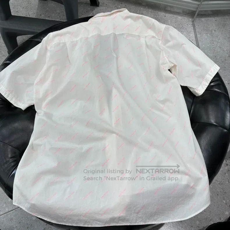 Balenciaga Balenciaga size 37 Full-Print Logo Short Sleeve Shirt, Wom Size US S / EU 44-46 / 1 - 2 Thumbnail