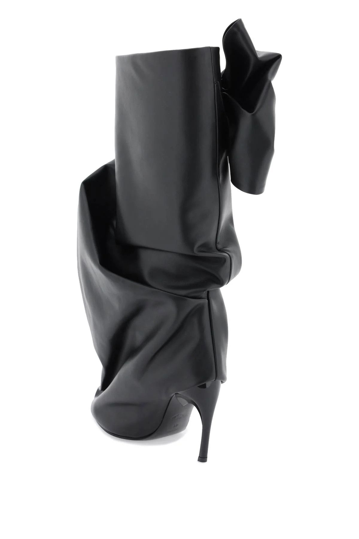 Alexander McQueen o1s22i1n1024 Armadillo Leather Boots in Black Size US 7 / IT 37 - 3 Thumbnail