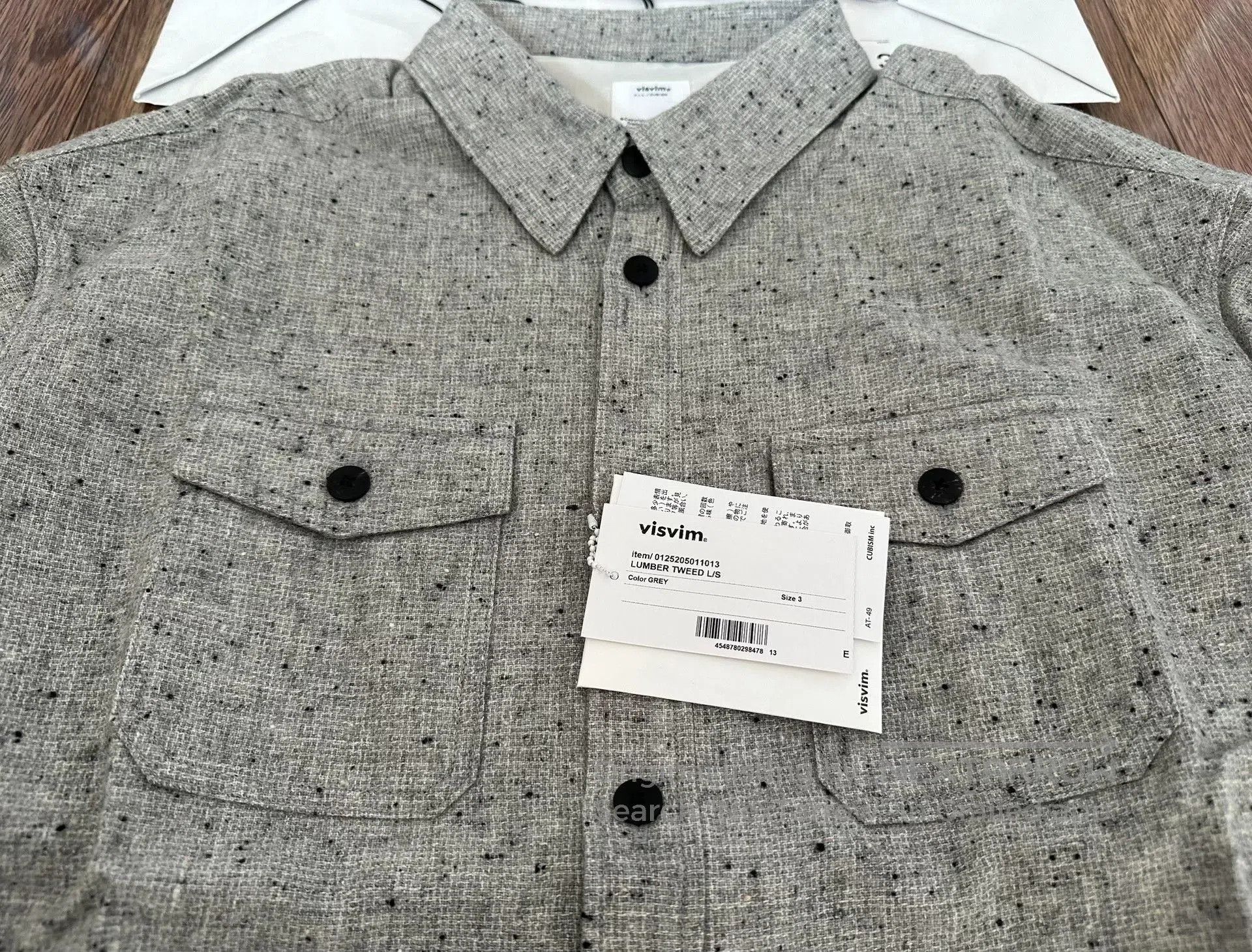 Visvim visvim lumber tweed long sleeve shirt. Size US M / EU 48-50 / 2 - 3 Thumbnail