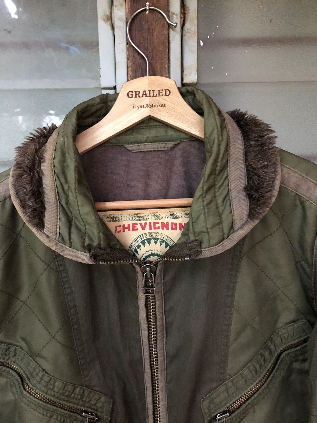 Chevignon Vintage Chevignon Tactical Flight Jacket Rare Size US L / EU 52-54 / 3 - 5 Thumbnail