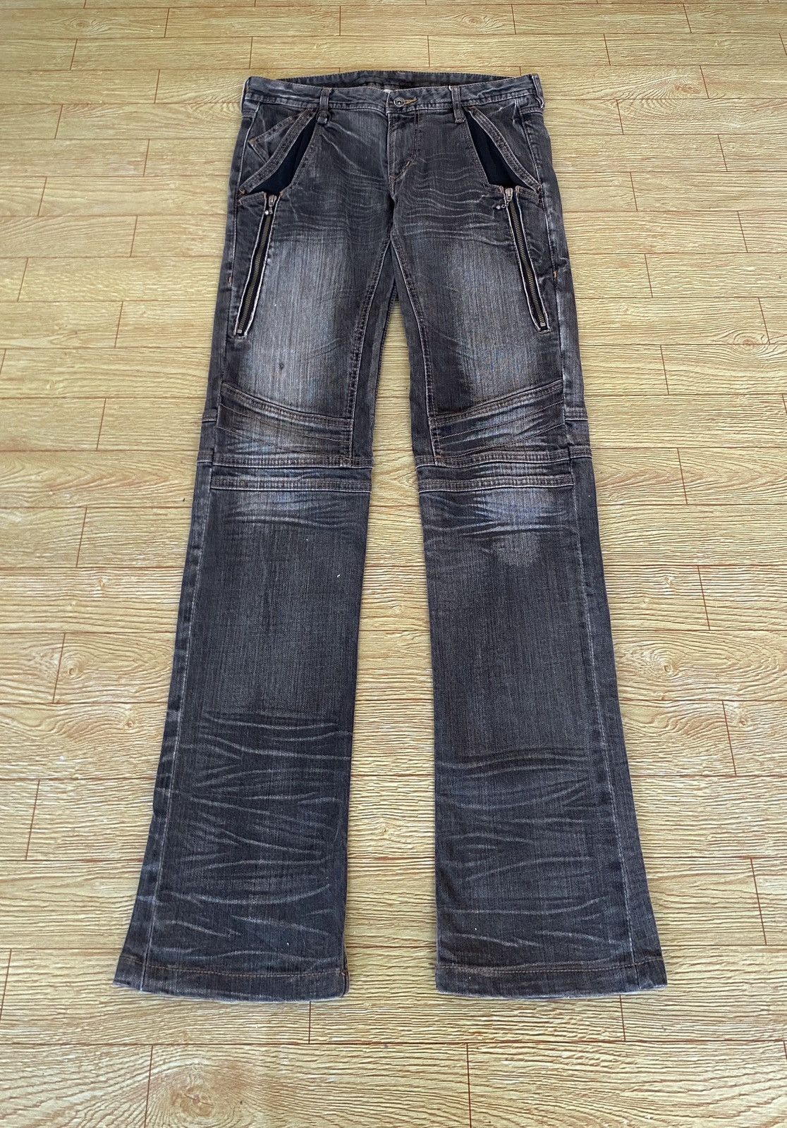 HIDEAWAYS Very Rare Vintage Japanese Brand Hideaways Jeans 1990s Size US 32 / EU 48 - 1 Thumbnail