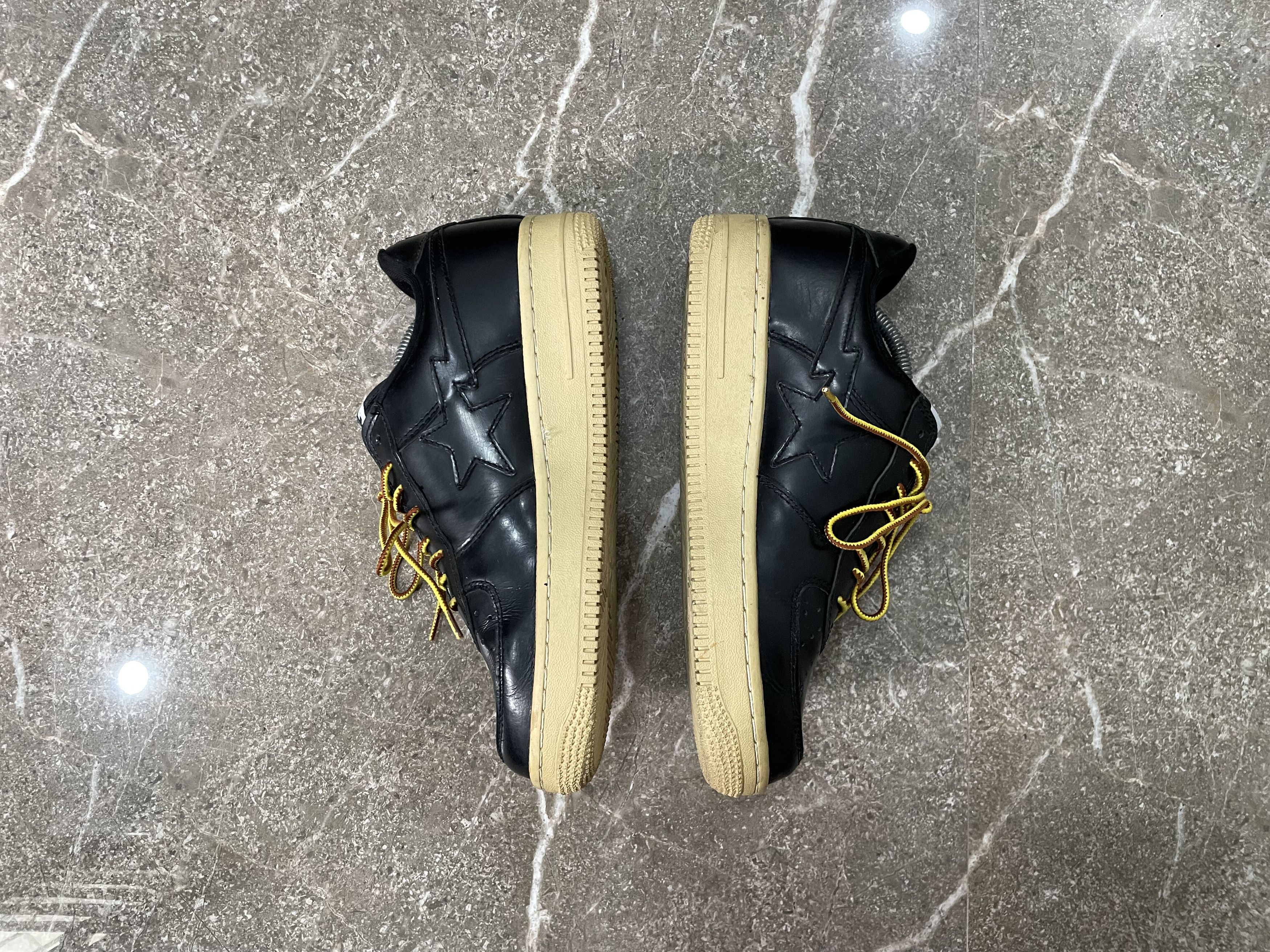 Bape OG GLASS LEATHER BAPESTA Size US 9.5 / EU 42-43 - 7 Thumbnail