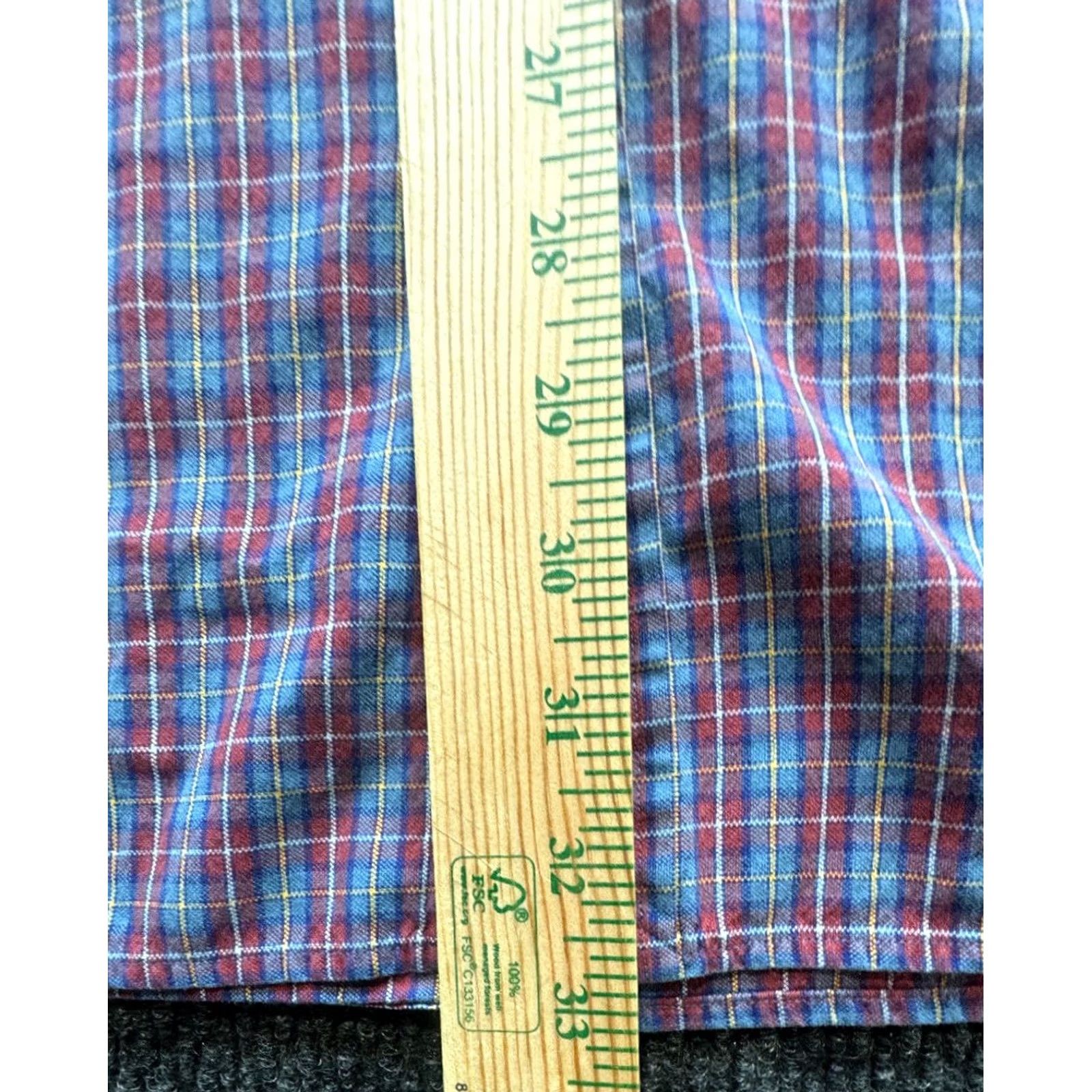 Ralph Lauren VINTAGE Ralph Lauren Long Sleeve Button-Up Mens 3XB Plaid Shirt 100% Cotton 1618 Size US XXL / EU 58 / 5 - 5 Thumbnail