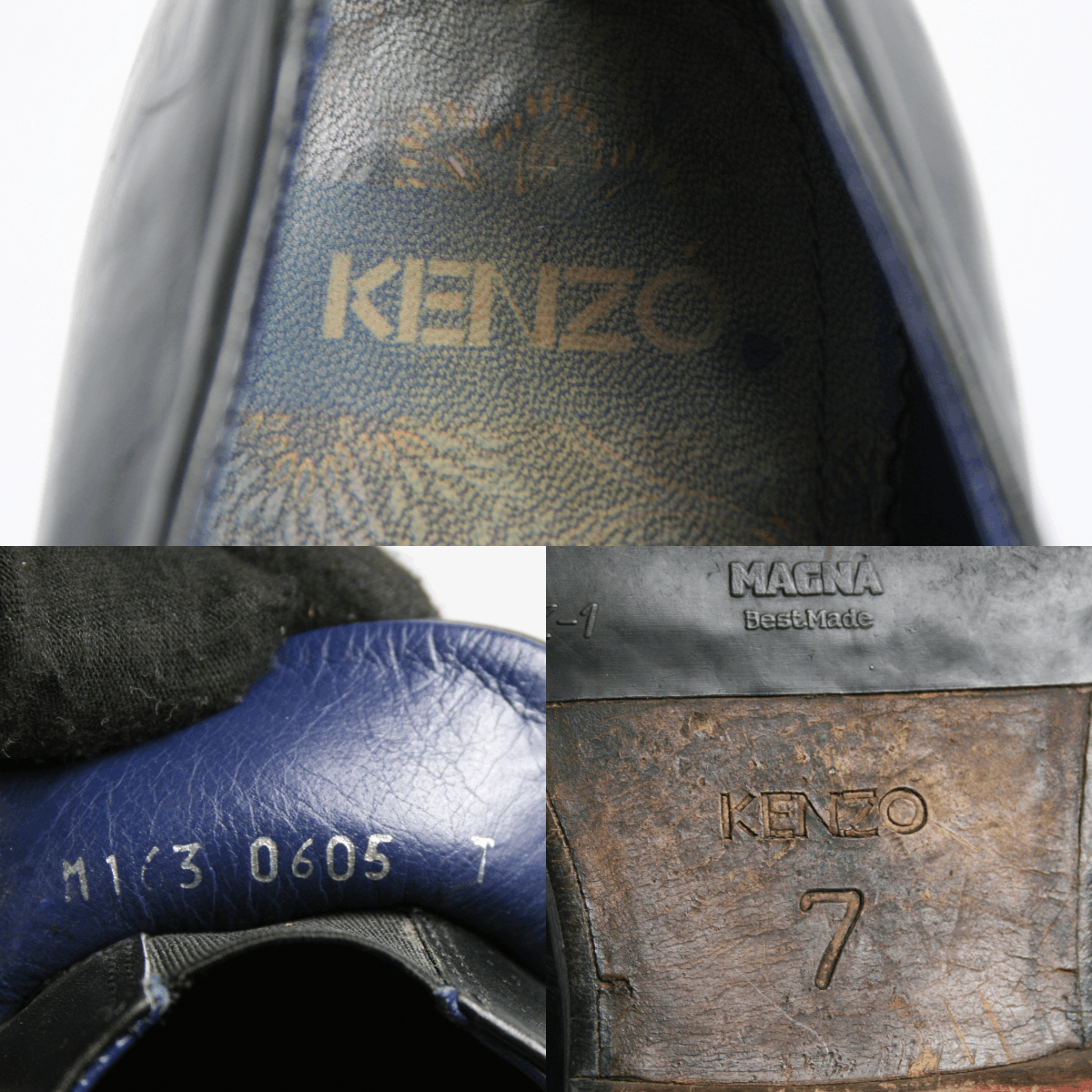 Kenzo 00S Avant Garde Y2K Chisel Toe Leather Loafers Shoes Vintage Size US 8 / EU 41 - 15 Thumbnail