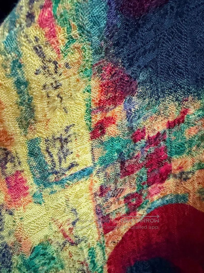Kenzo Kenzo Scarf with vibrant tie-dye pattern| Size ONE SIZE - 4 Thumbnail
