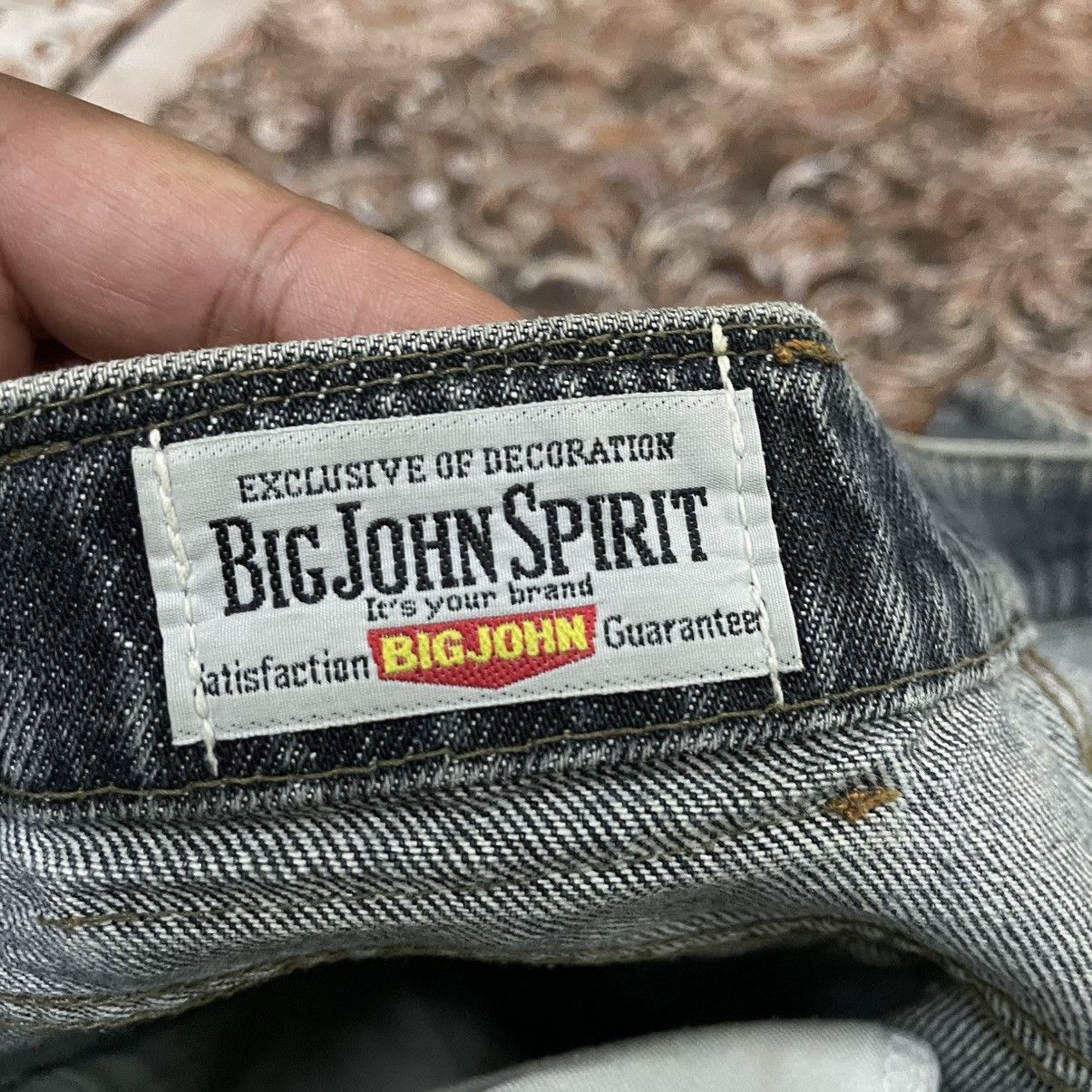 Big John 🔥Vintage 80s Big John Stoned Washed Ripped Distress Jeans Size US 31 - 14 Thumbnail