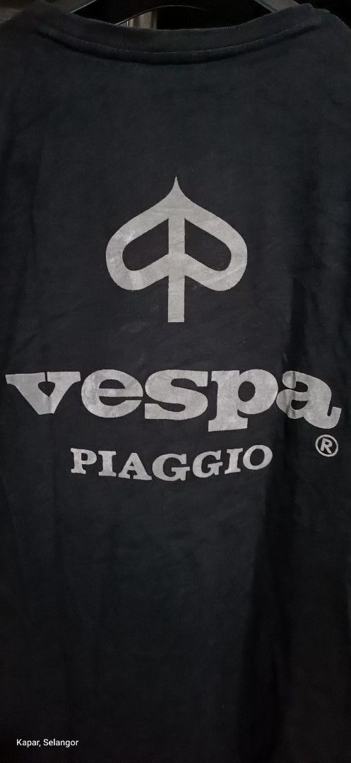 Japanese Brand Vespa Piaggio Long Sleeve Racing Stripe Logo Shirt Size US M / EU 48-50 / 2 - 6 Thumbnail