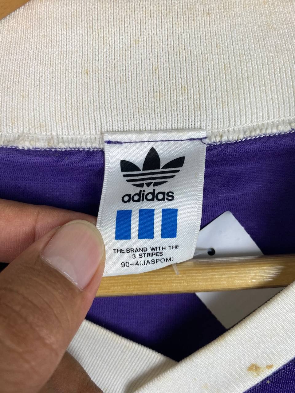Adidas vintage adidas trefoil longsleeves jersey nice design Size US M / EU 48-50 / 2 - 8 Thumbnail