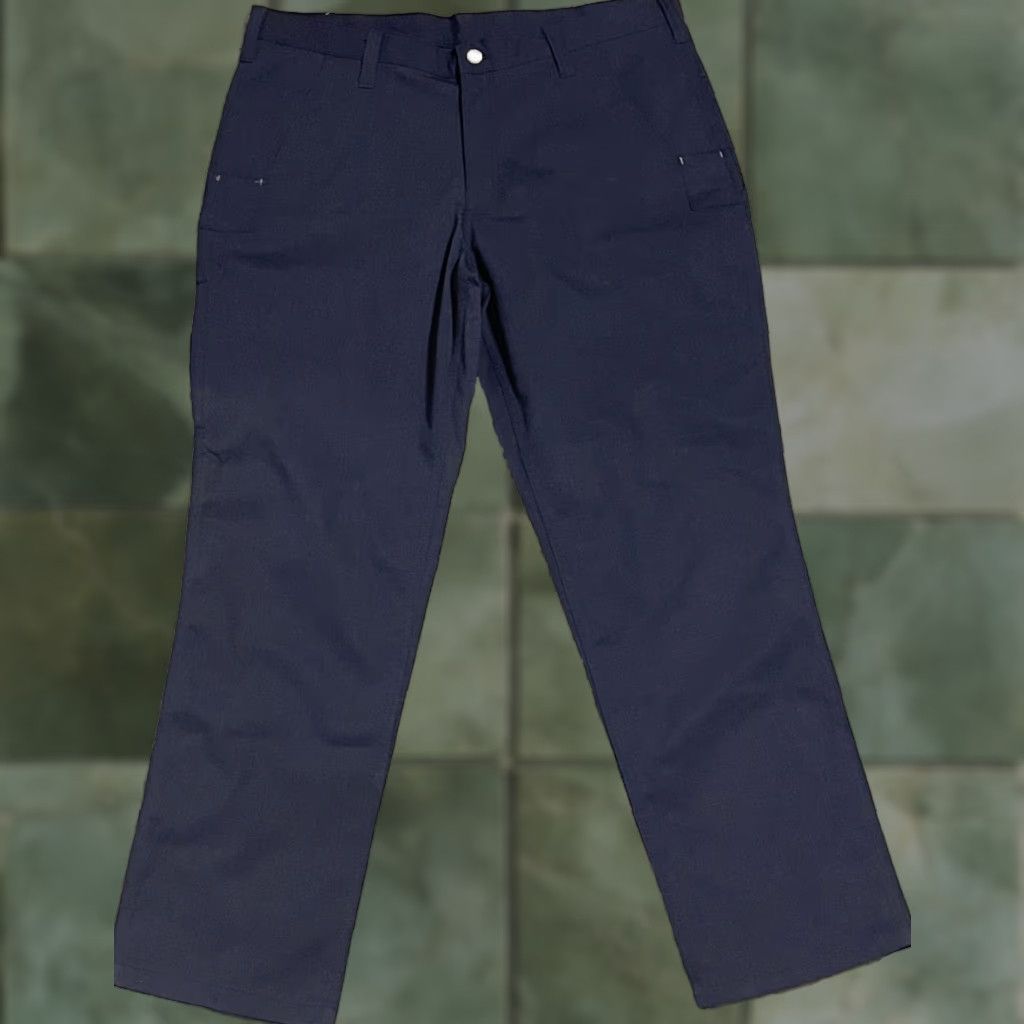 Carhartt Carhartt Bicomponent Pants Navy 37x29.5 74533-20 Lightweight NWOT Carhartt Pants Carpenter Workwear Mens Regular Navy Blue 37 Inseam 29.5 Zip Closure Size US 37 - 1 Thumbnail
