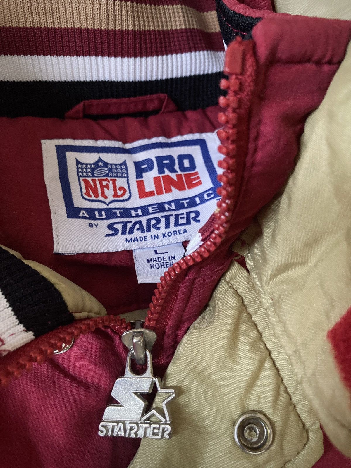 NFL × Vintage Vintage 90s Starter San Francisco 49ers Parka Size US L / EU 52-54 / 3 - 7 Thumbnail