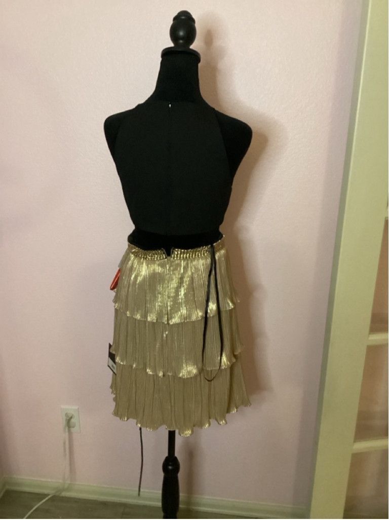 Mac Duggal Women's Mac Duggal Gold Dress Size 2 Size XS / US 0-2 / IT 36-38 - 6 Thumbnail