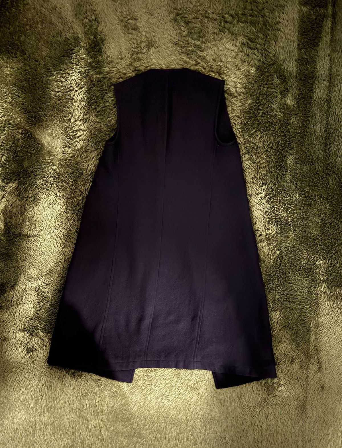 Y's [1] Y’s Yohji Yamamoto One-Button Wool Long Vest Black Size M / US 6-8 / IT 42-44 - 9 Thumbnail