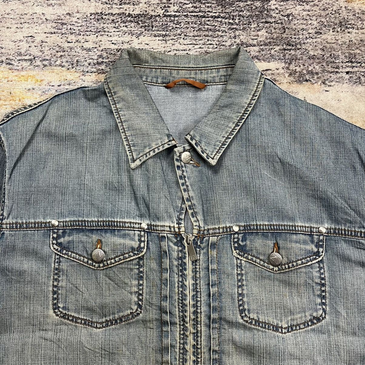 Ermenegildo Zegna × Vintage × Z Zegna Vintage Zegna Sport trucker denim jacket Size US XL / EU 56 / 4 - 4 Thumbnail