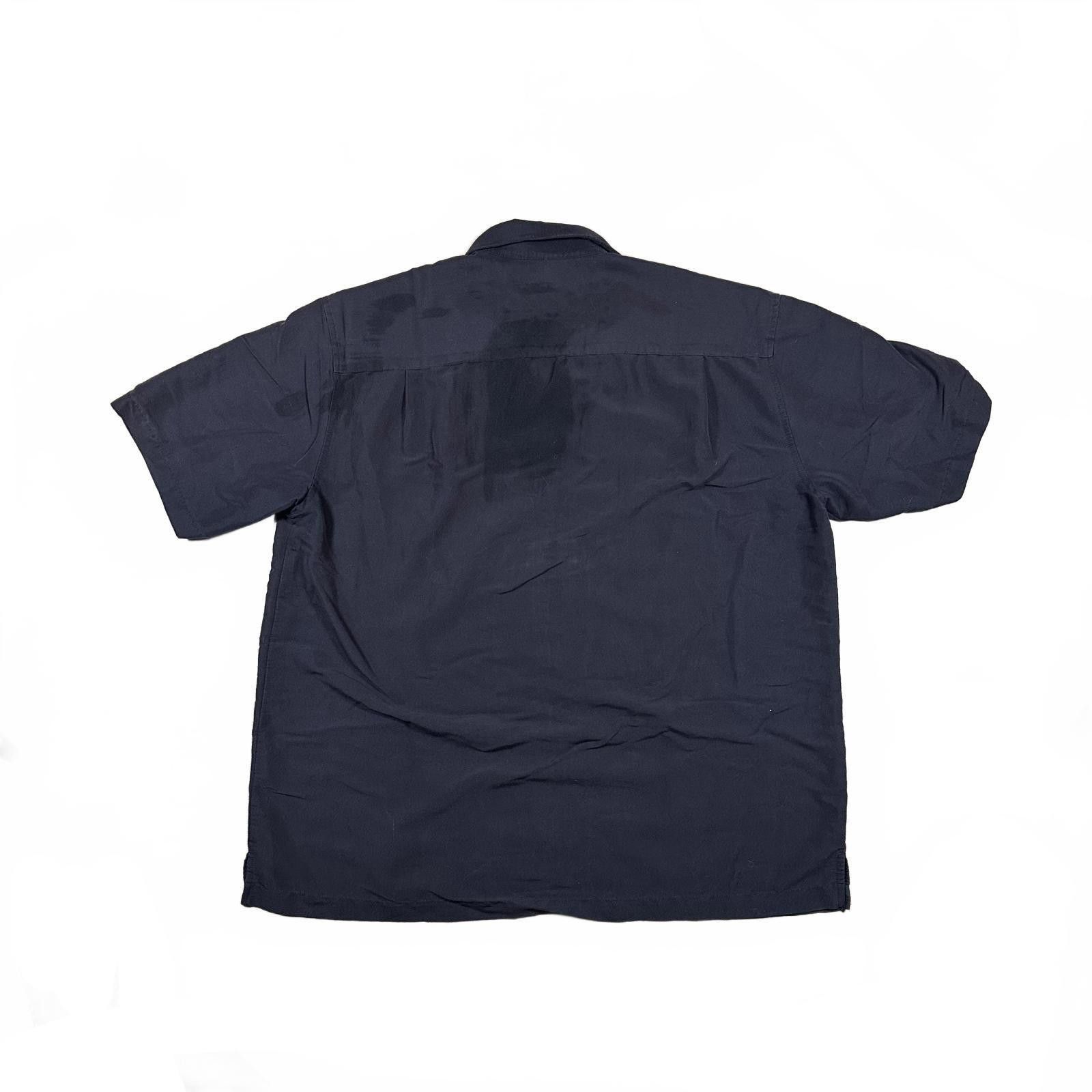 BASE CONTROL Centro Mens Casual Shirt XL Black Vintage Embroidered Car Size US XL / EU 56 / 4 - 2 Thumbnail