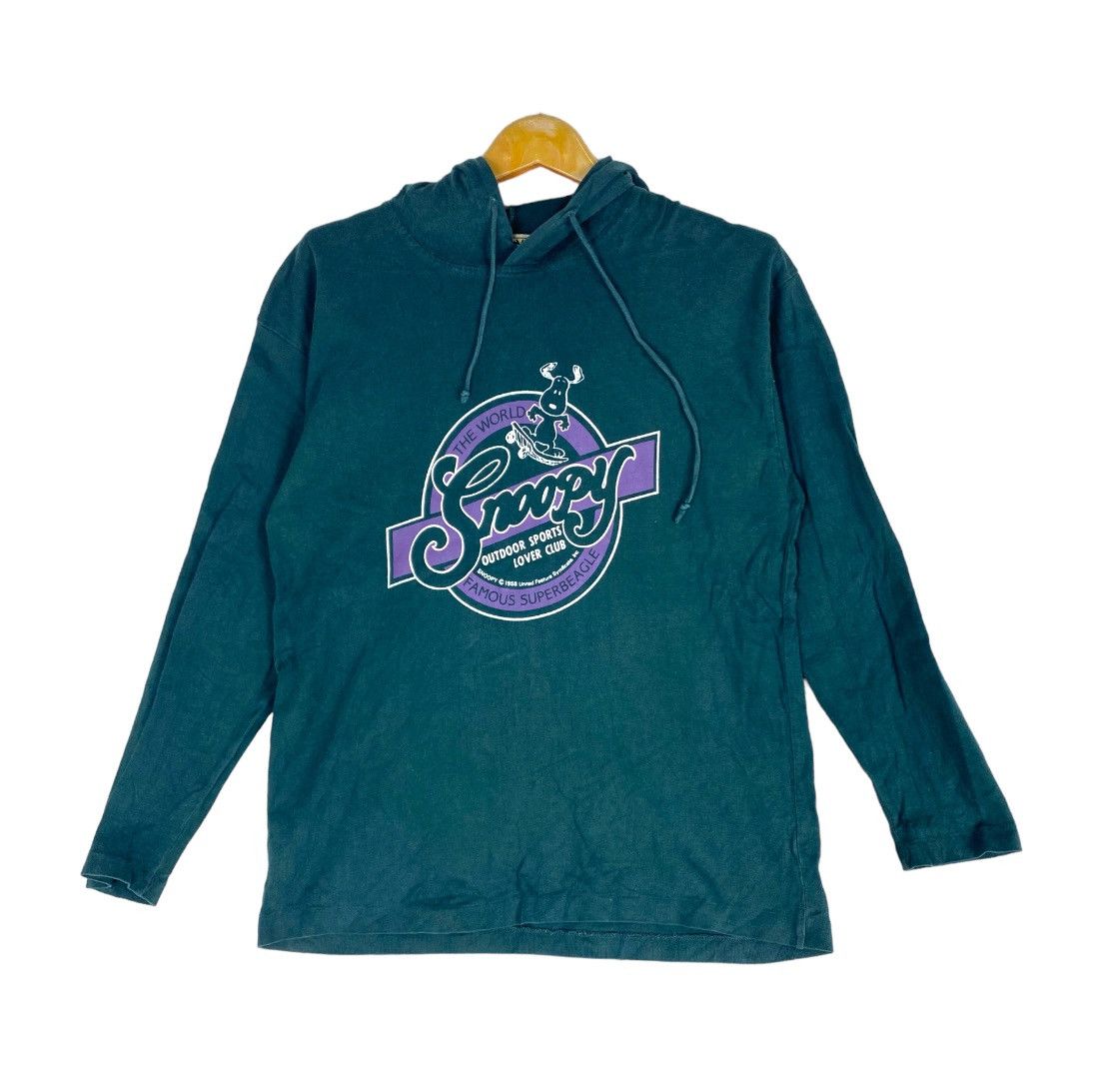 Cartoon Network × Vintage Vintage Snoopy Skate Hoodie Green M Size US M / EU 48-50 / 2 - 1 Thumbnail