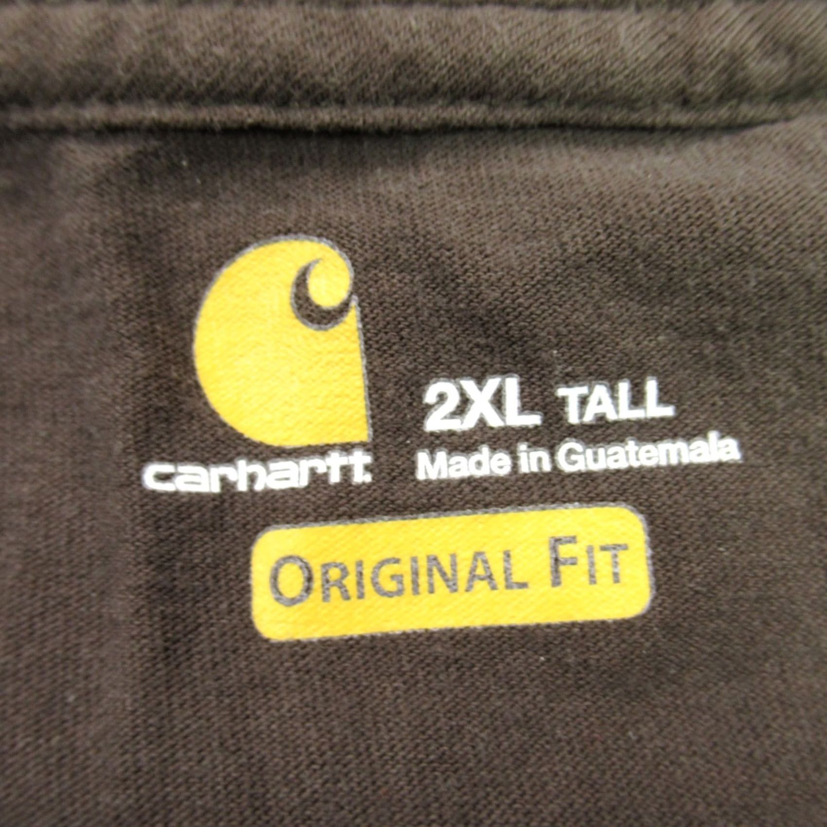 Carhartt Carhartt Shirt Mens 2XL Tall Short Sleeve Crew Neck Brown Lightweight Size US XXL / EU 58 / 5 - 4 Thumbnail