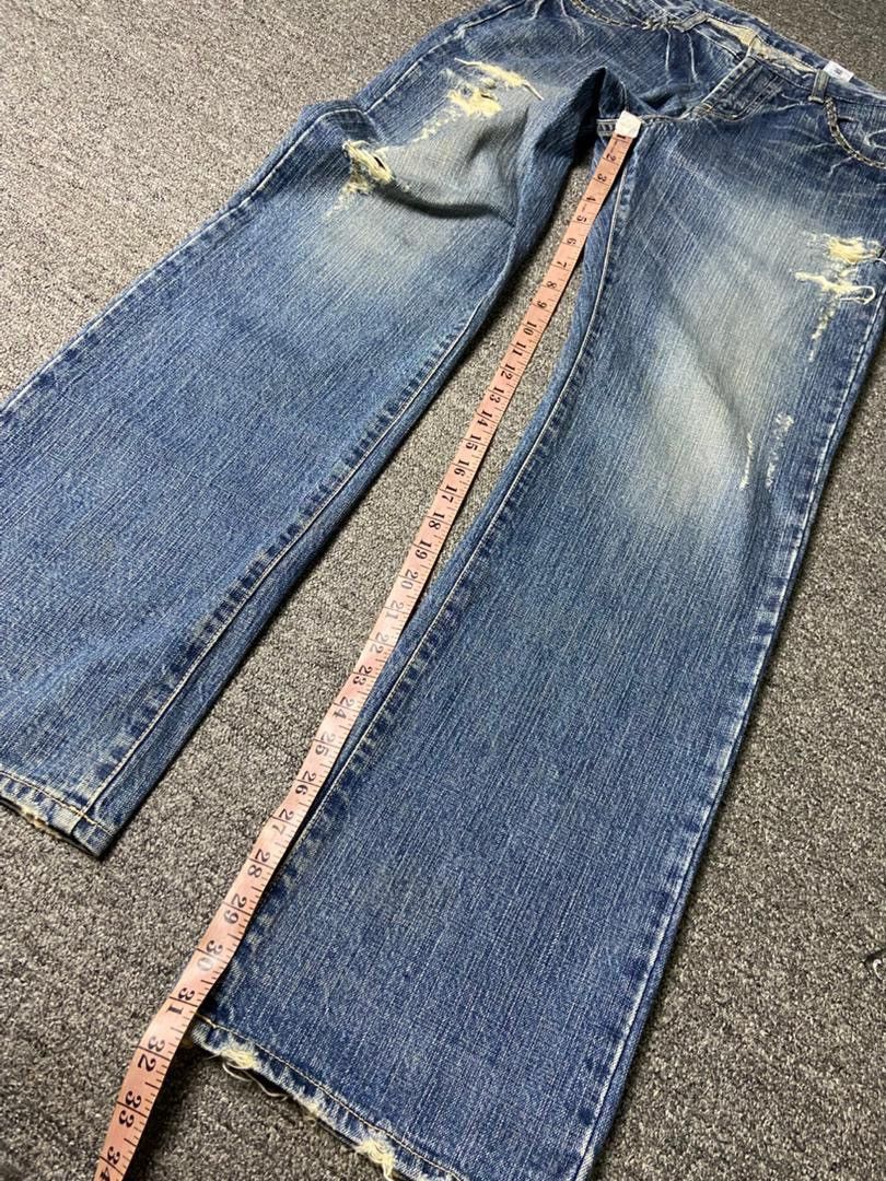Japanese Brand Vintage WESTOPIA Distressed Denim Ripped Jeans (136) Size US 33 - 10 Thumbnail