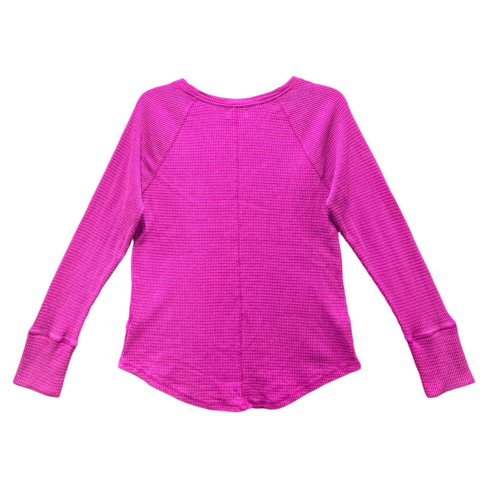 Other Knox Rose - Women's Long Sleeve Notch Neck Thermal Top - Pur Size M / US 6-8 / IT 42-44 - 4 Thumbnail