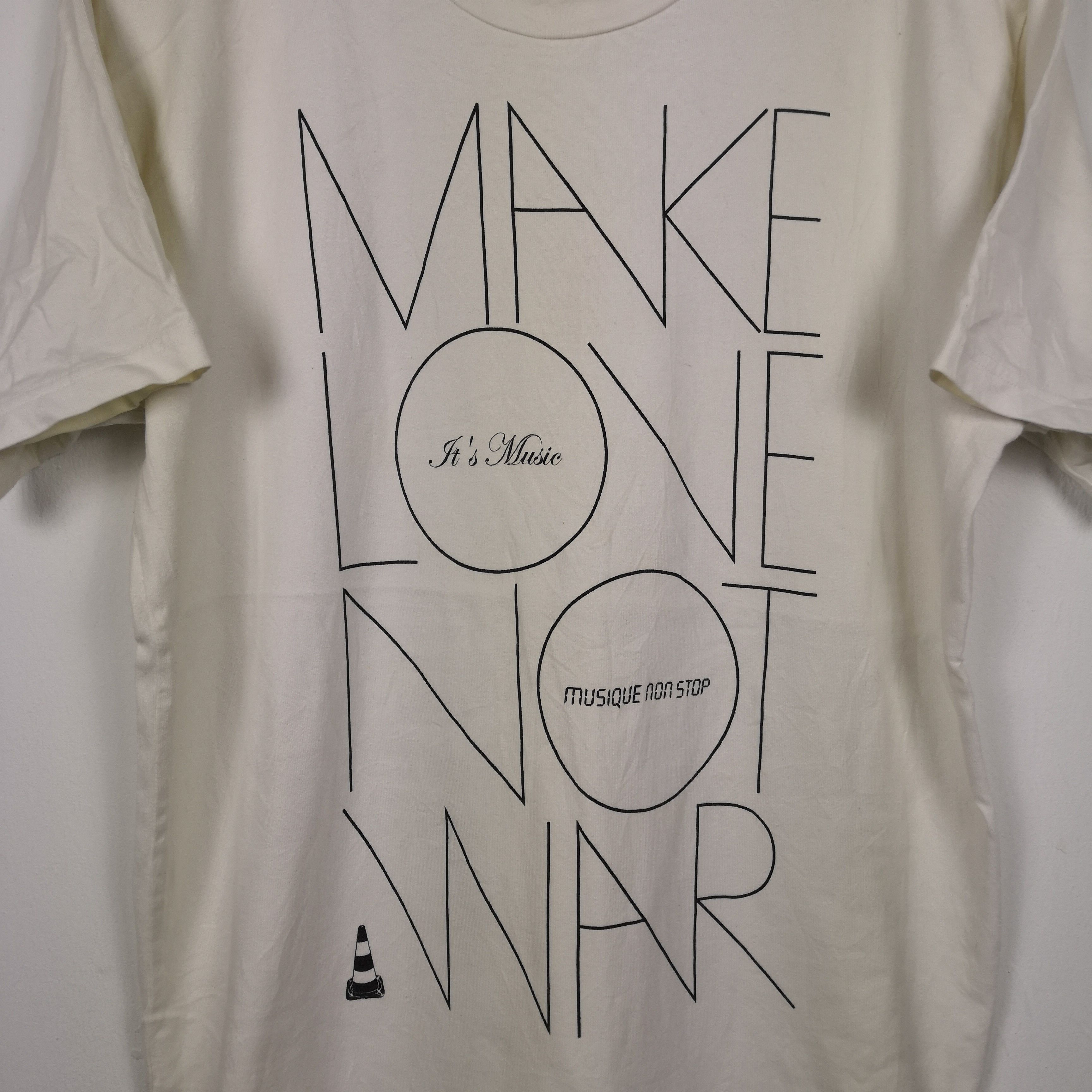 Japanese Brand Make Love Not War Streetwear T-Shirt Art Crewneck Tee Size US M / EU 48-50 / 2 - 4 Thumbnail