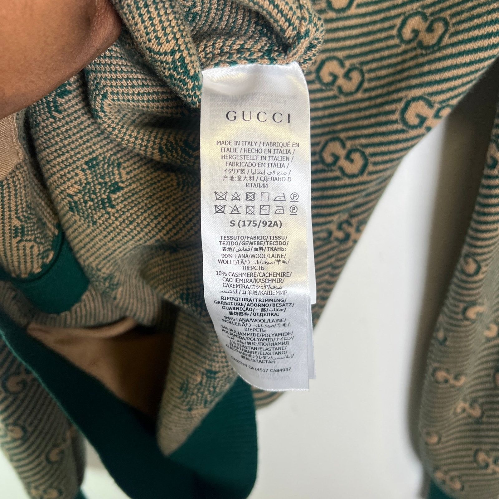 Gucci Gucci GG Logo Wool Cardigan Size US S / EU 44-46 / 1 - 5 Thumbnail