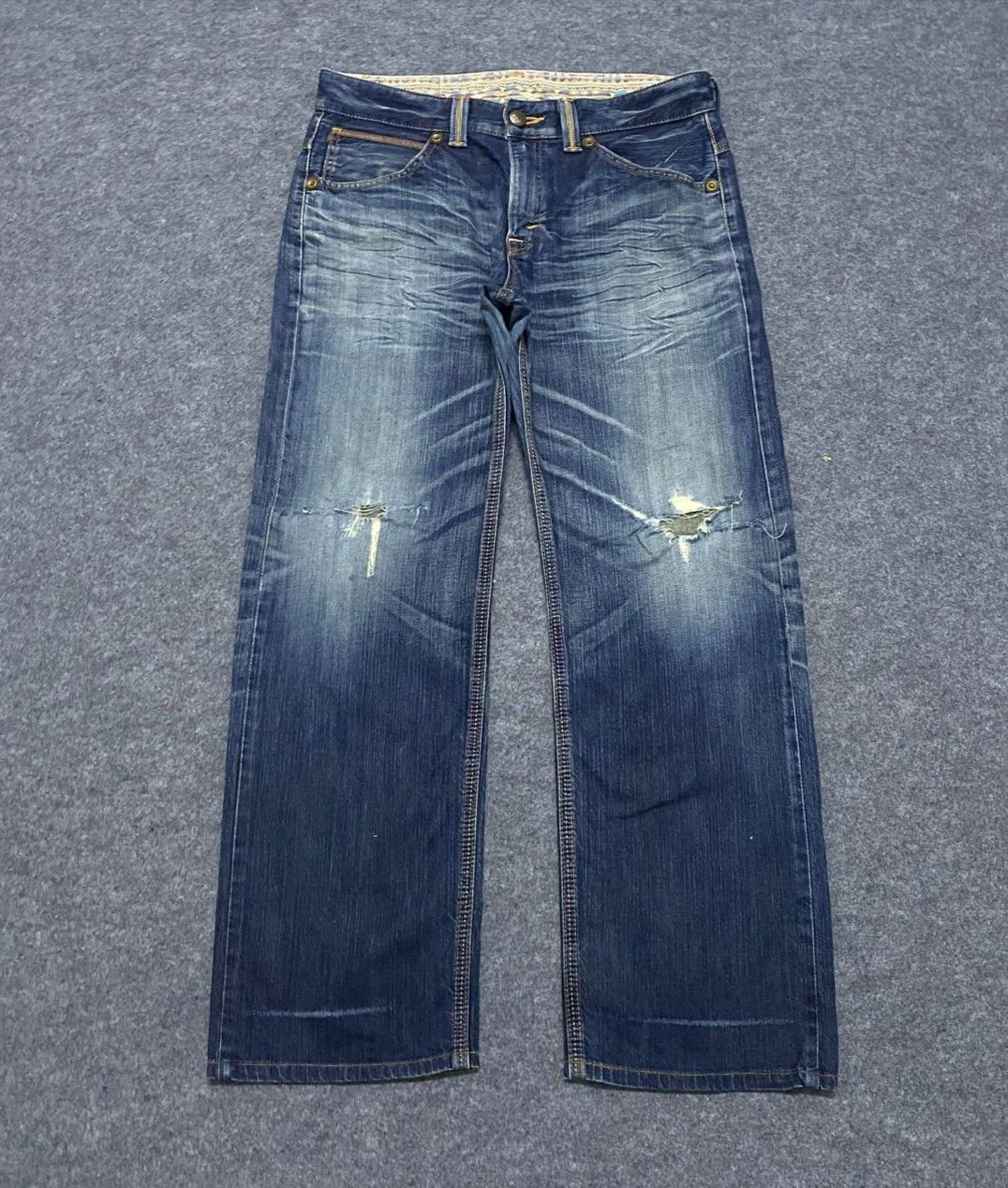 Edwin Vintage 90s Edwin Exclusive Vintage Distressed Denim Size US 30 / EU 46 - 1 Thumbnail