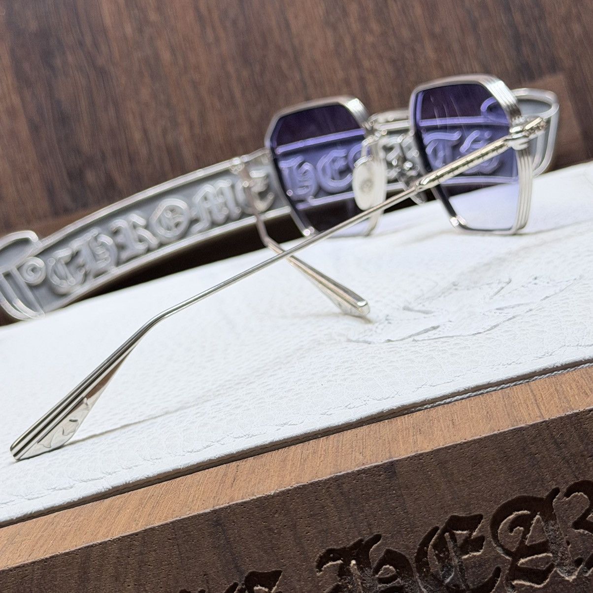 Chrome Hearts Chrome Hearts LUMP 1/1 ‘Lilac’ Sunglasses Size ONE SIZE - 9 Thumbnail
