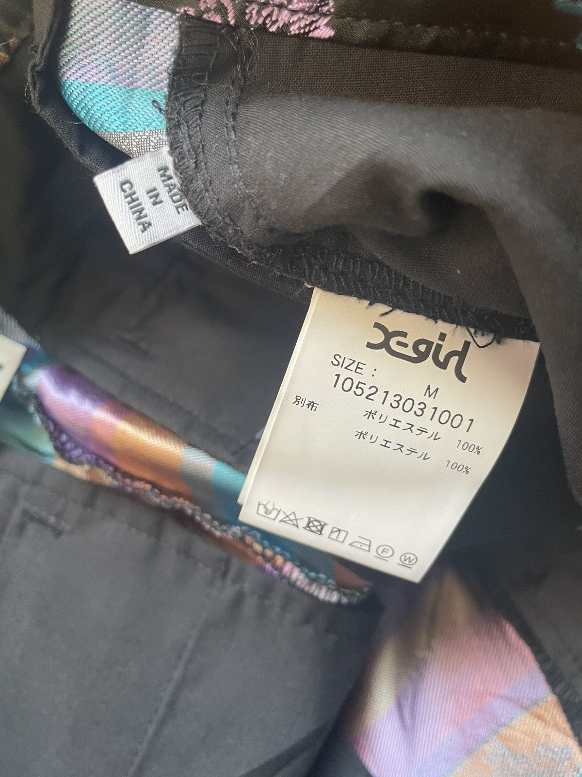 14th Addiction Vintage X-Girl Mandarin Oriental Flare Pants Size US 27 - 11 Thumbnail