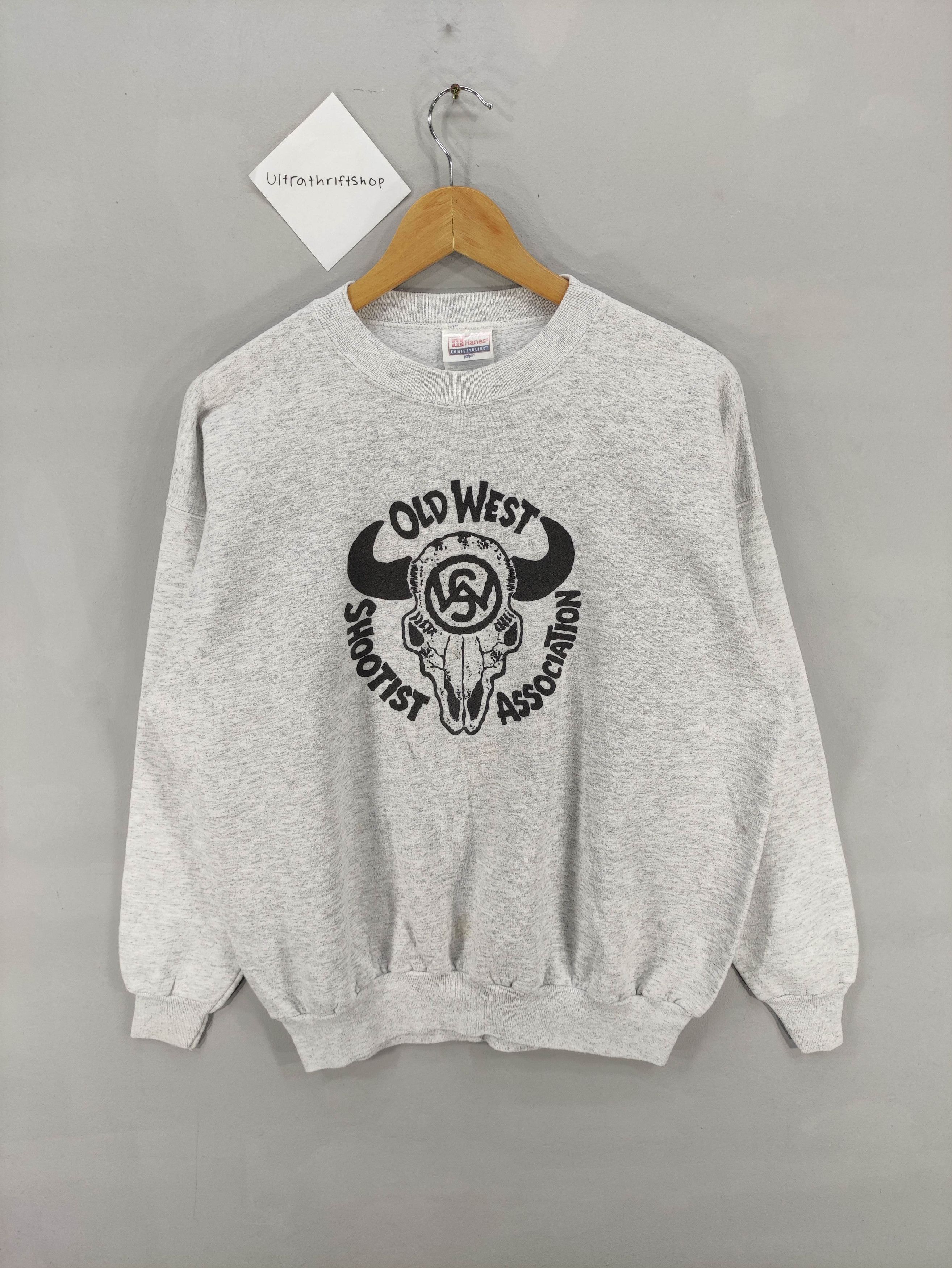 Japanese Brand Vintage Old West Shootist Association Swetshirt Jumper Size US L / EU 52-54 / 3 - 1 Thumbnail