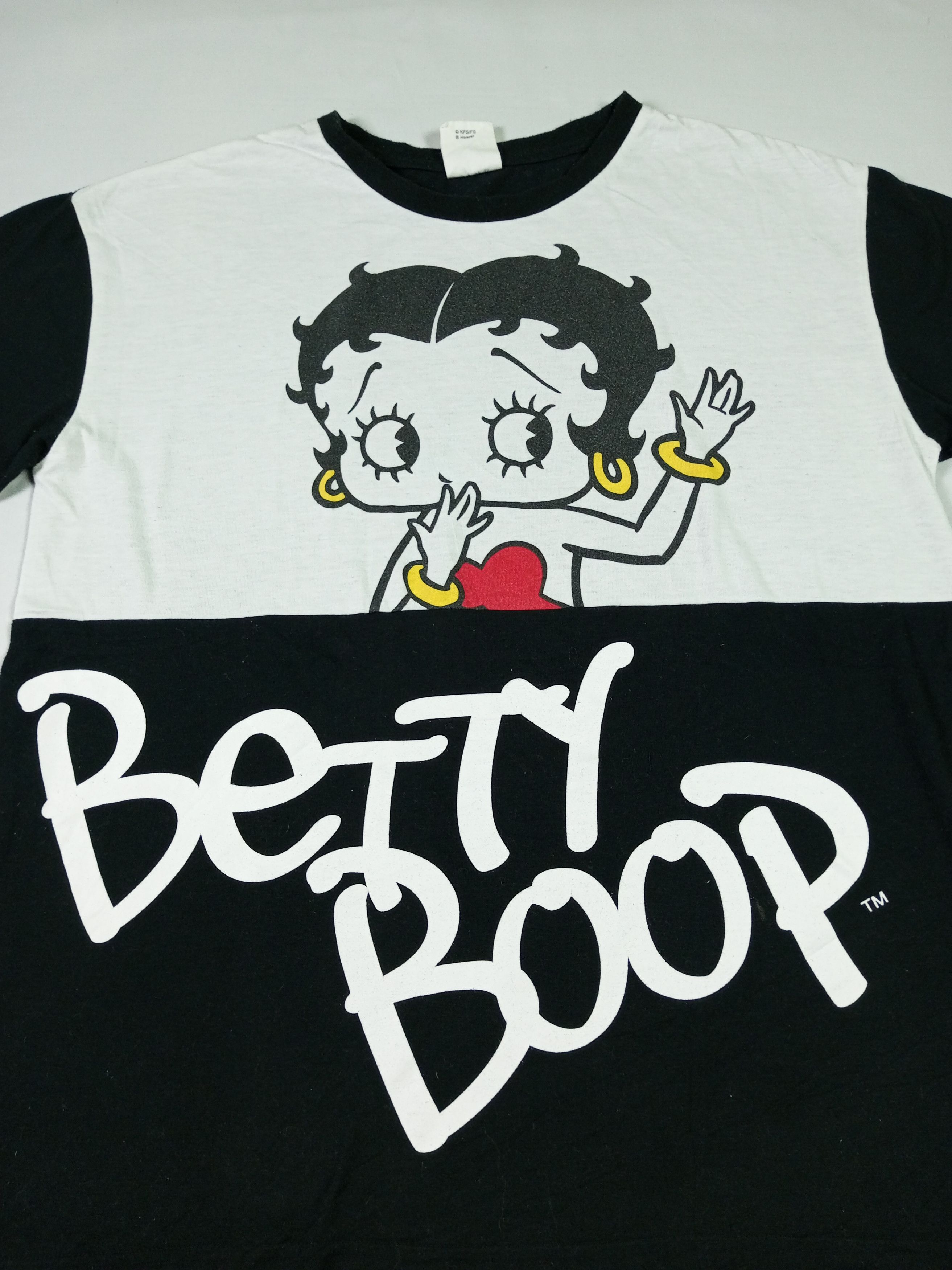 Vintage VINTAGE BETTY BOOP X DENIFITS T-SHIRT Size US L / EU 52-54 / 3 - 4 Thumbnail
