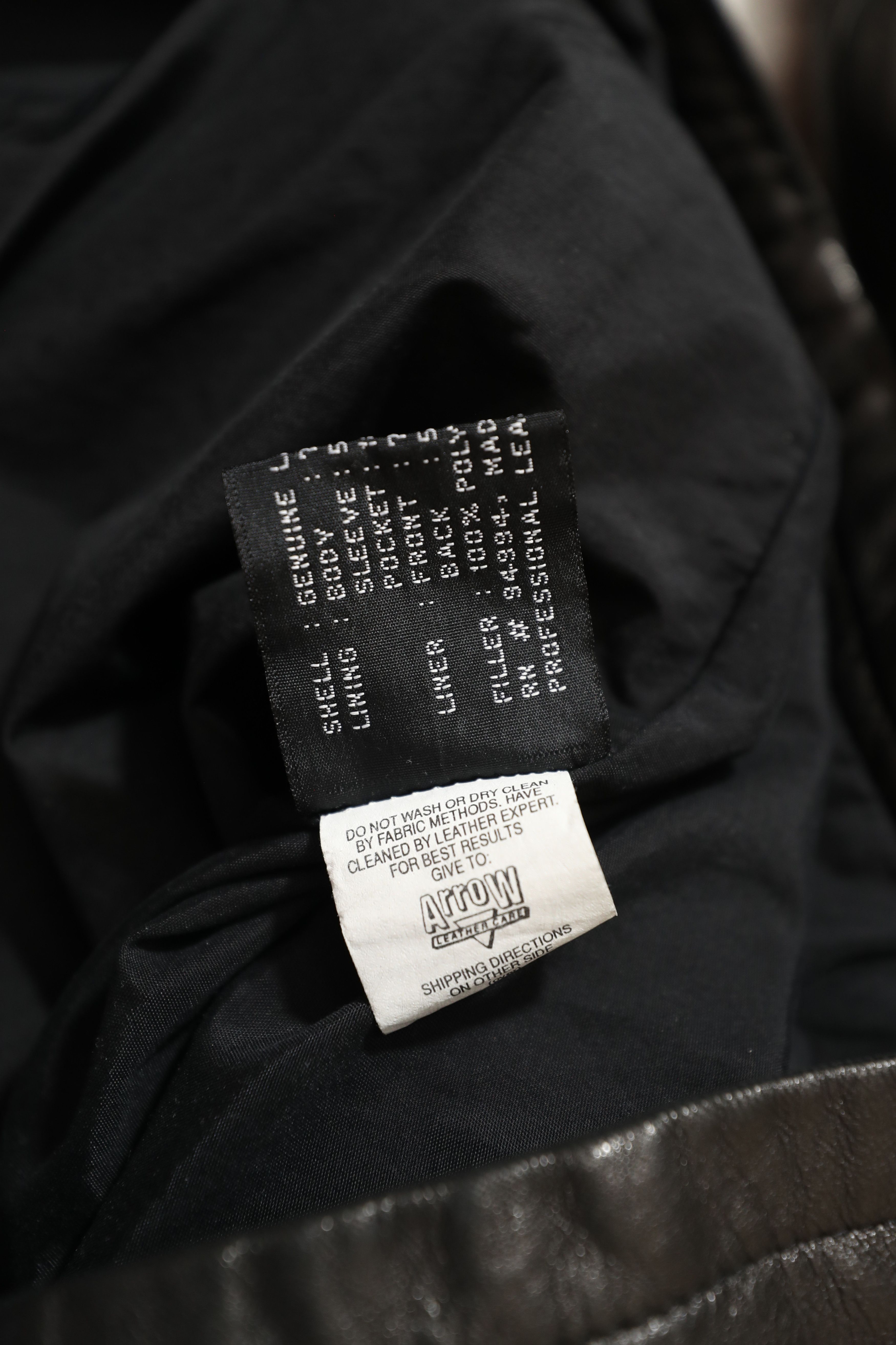 Overland Overland Vintage Black Leather Jacket (L) Size US L / EU 52-54 / 3 - 13 Thumbnail