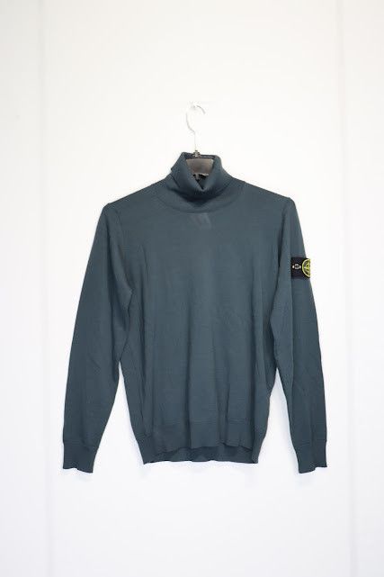 Stone Island o1rshd1 Classic Pullover Turtleneck in Dark Green Size US S / EU 44-46 / 1 - 3 Thumbnail