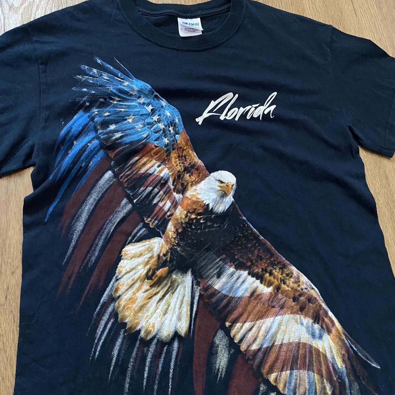 Gildan Navy American Eagle T-shirt #EagleTee USA Size US S / EU 44-46 / 1 - 2 Thumbnail
