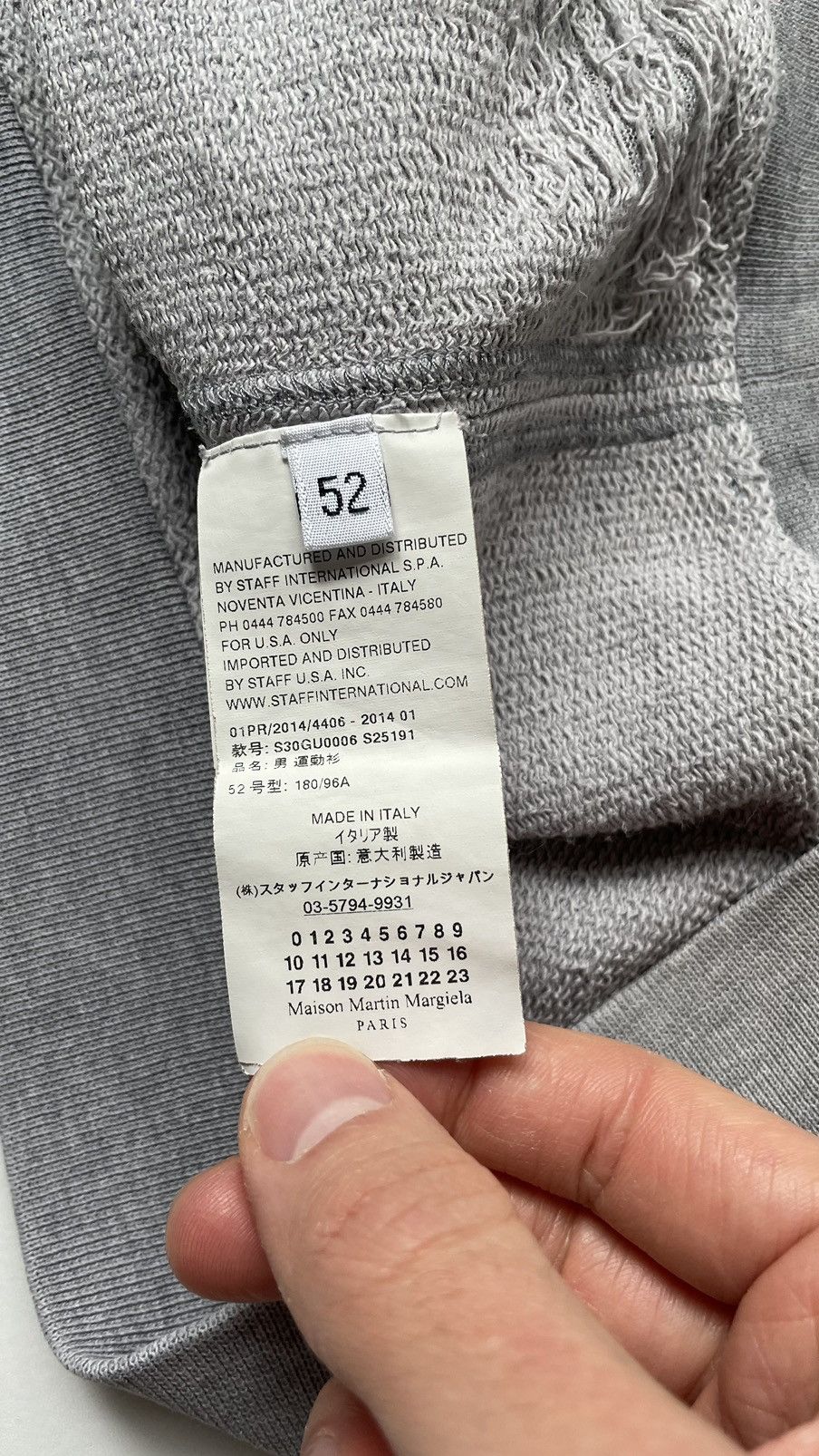 Maison Margiela S/S 14 Thrashed ‘Inside Out Seam’ Sweatshirt Size US L / EU 52-54 / 3 - 13 Thumbnail