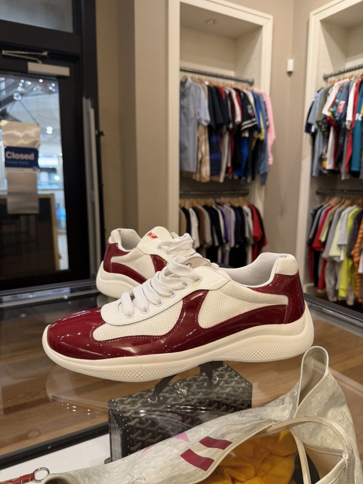 Prada Prada America’s Cup - Wine Red Size US 8.5 / EU 41-42 - 1 Thumbnail