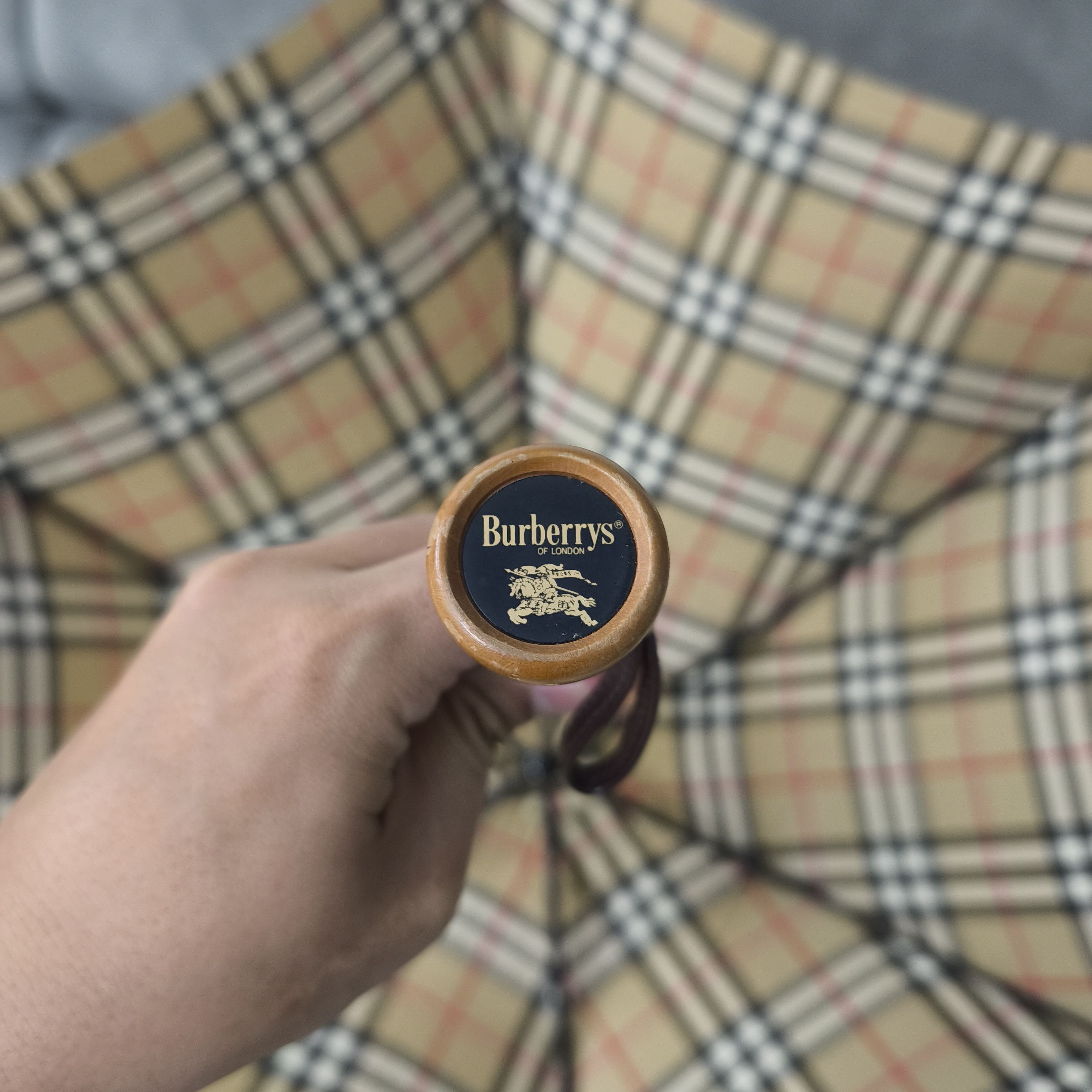Burberry × Vintage Vintage Burberrys Check Folding Umbrella – Made in Japan Size ONE SIZE - 4 Thumbnail