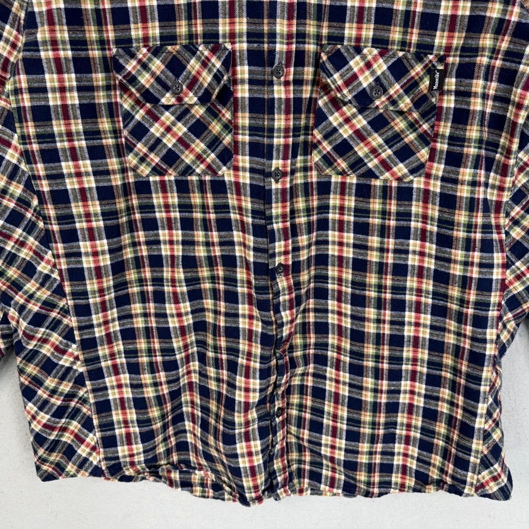 Vintage Moosejaw Shirt Mens XL Blue Plaid Flannel Button-Up Casual Workwear Outdoors Size US XL / EU 56 / 4 - 3 Thumbnail