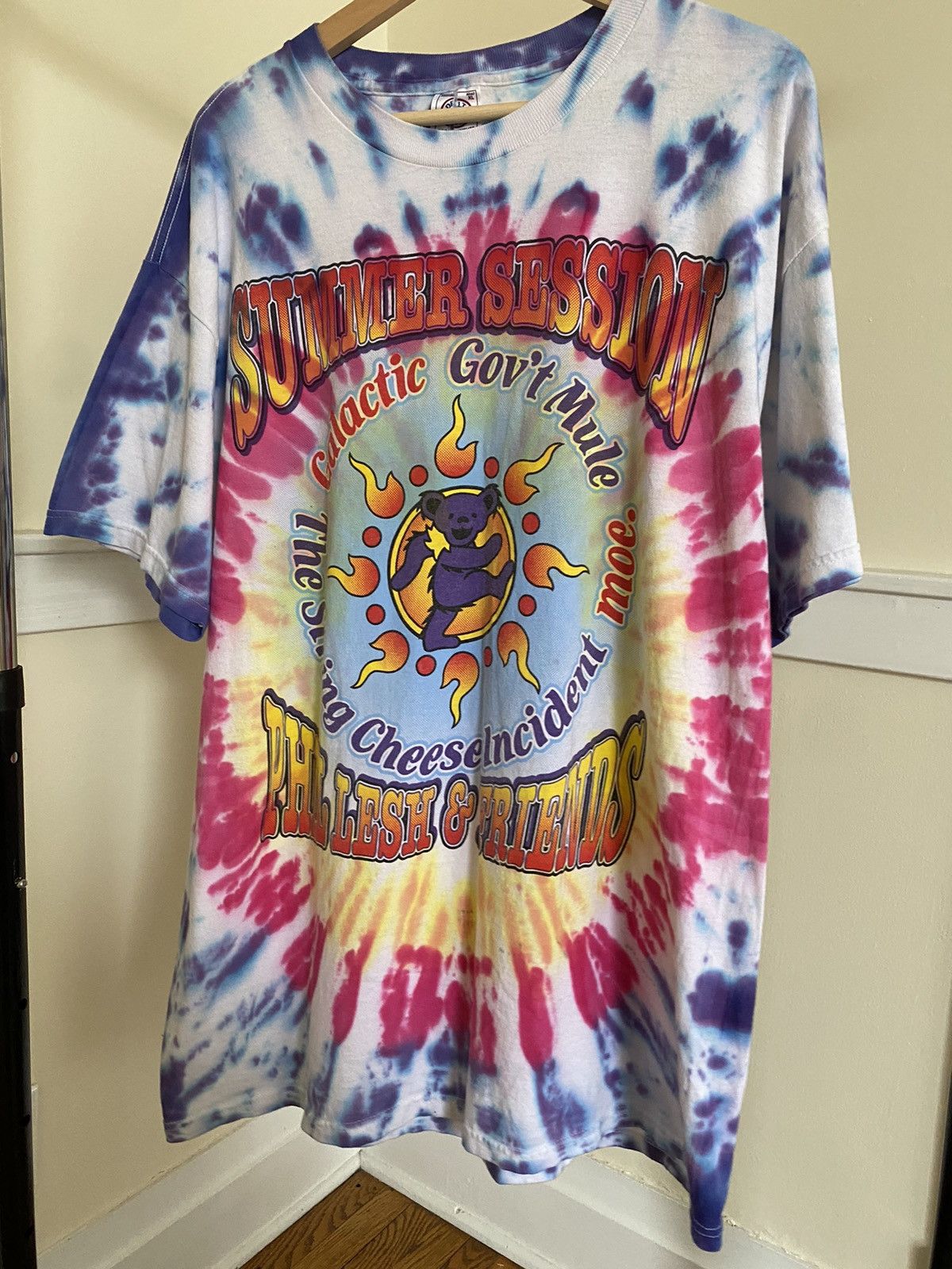 image of Band Tees x Grateful Dead Vintage Grateful Dead Tie Dye Shirt, Men's (Size XL)