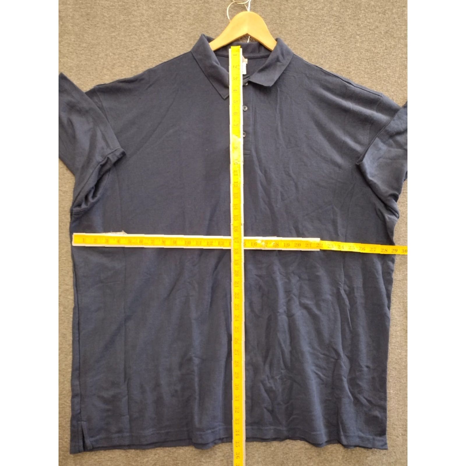 Gildan Gildan DryBlend Polo Shirt Navy 4XL Mens Polo Shirt Button-Up Short Sleeve Casual Sports Shirt Size US XXL / EU 58 / 5 - 4 Thumbnail